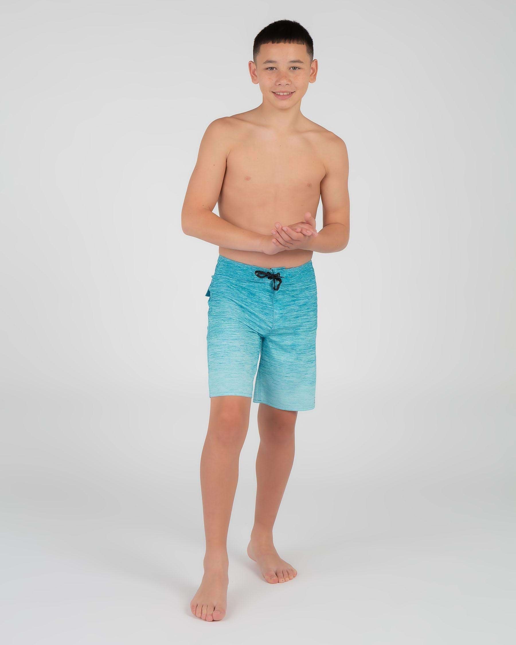 Billabong Boys' All Day Heather OG Board Shorts In Aqua - Fast Shipping ...