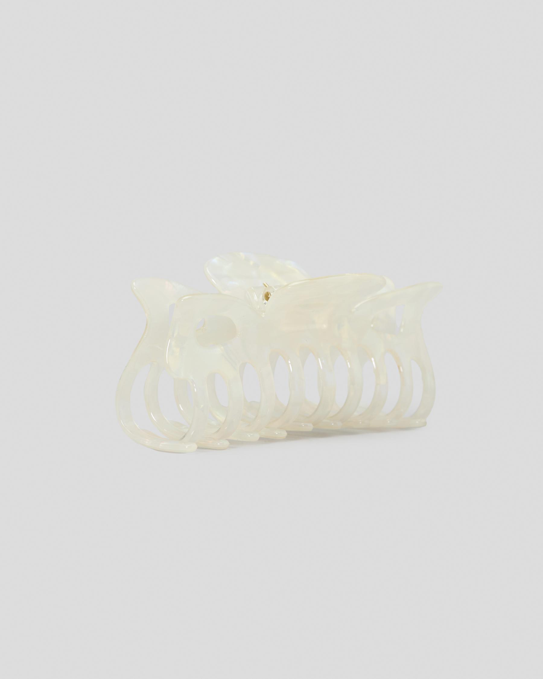 Karyn In LA Kendall Hair Claw Clip In Pearl FREE* Shipping & Easy