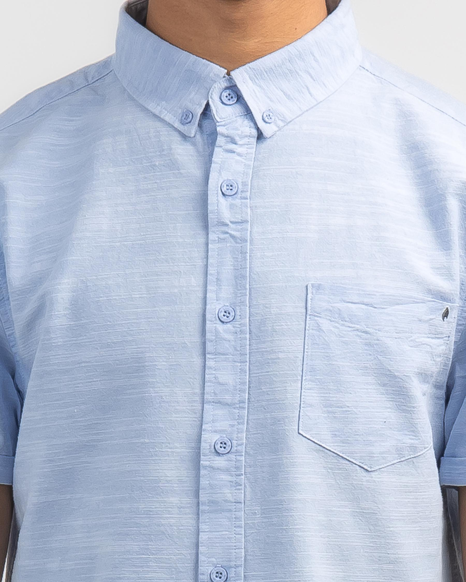 Lucid Virtuous Short Sleeve Shirt In Light Blue - Fast Shipping & Easy ...
