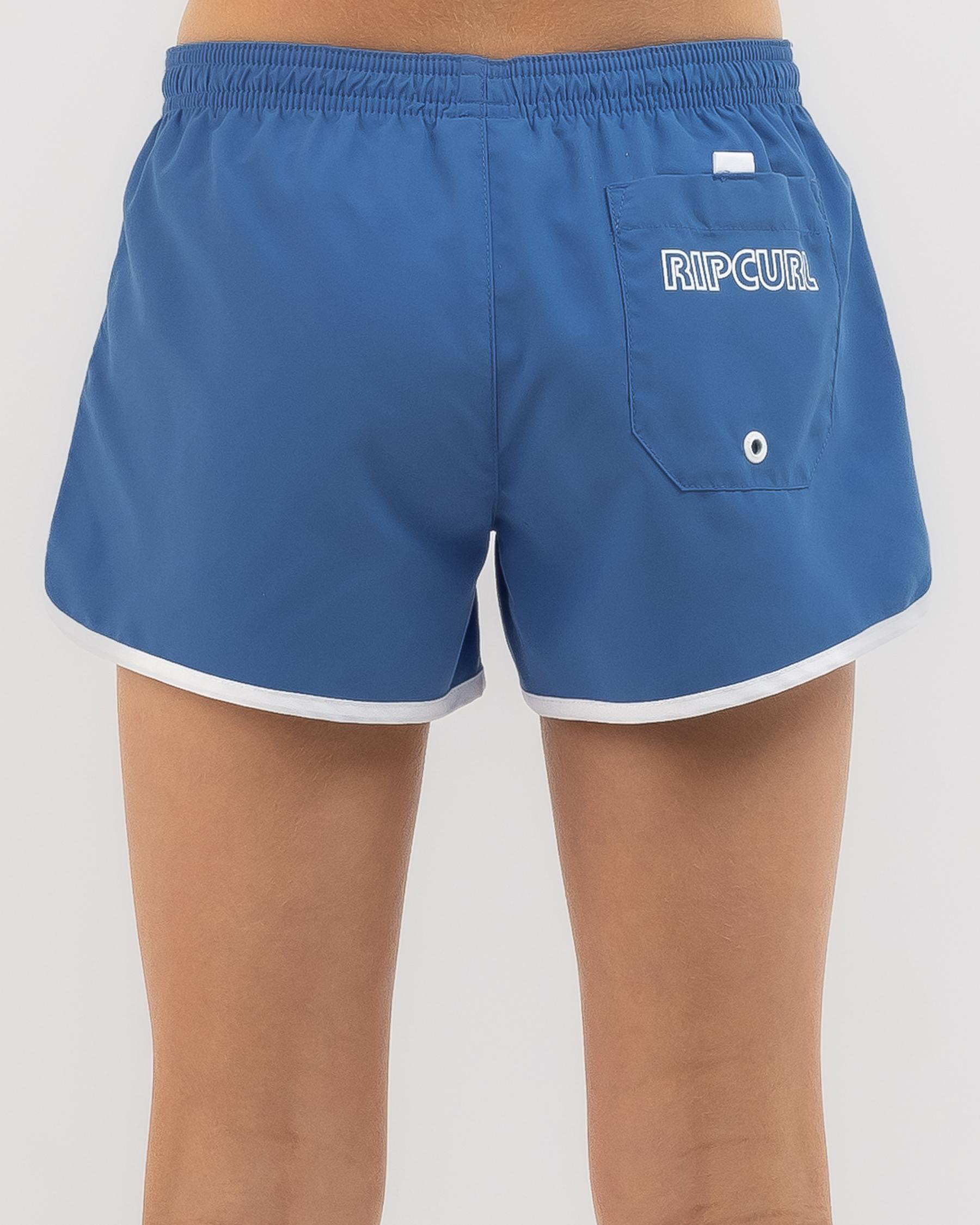 Shop Rip Curl Girls' Out All Day Board Shorts In Royal Blue Fast