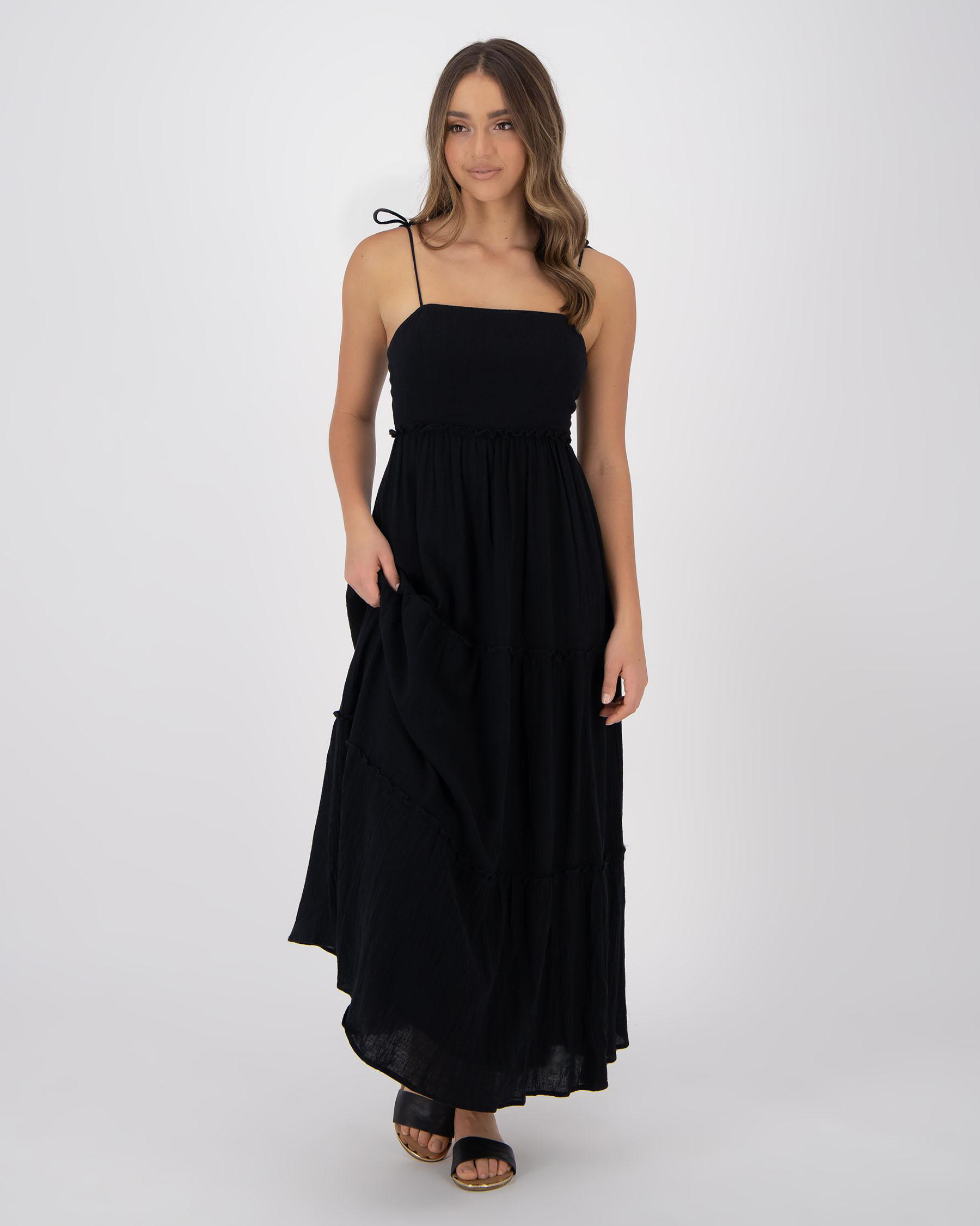 Mooloola Beatrice Maxi Dress In Black 