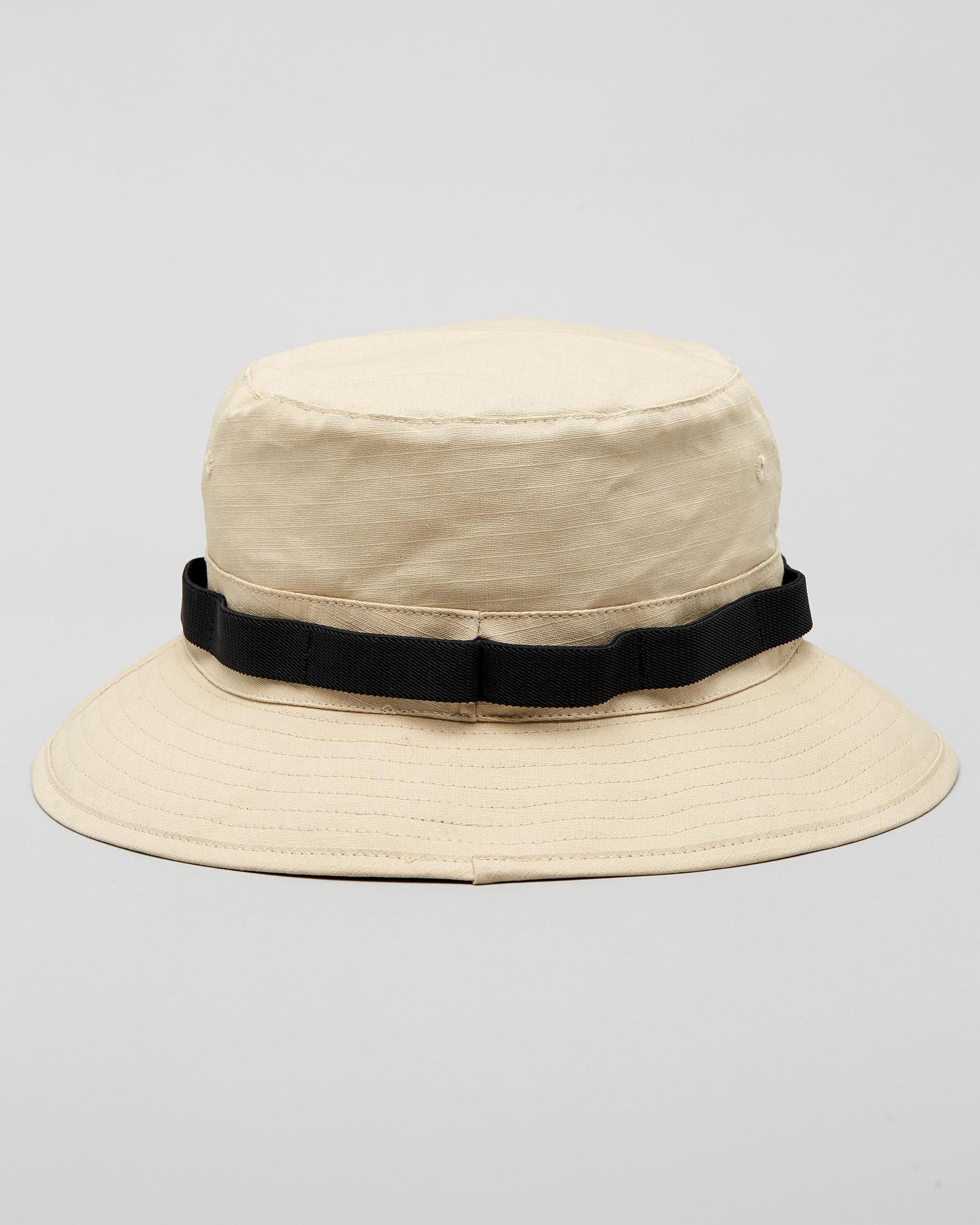 Shop Lucid Boys' Explorer Wide Brim Hat In Khaki - Fast Shipping & Easy ...