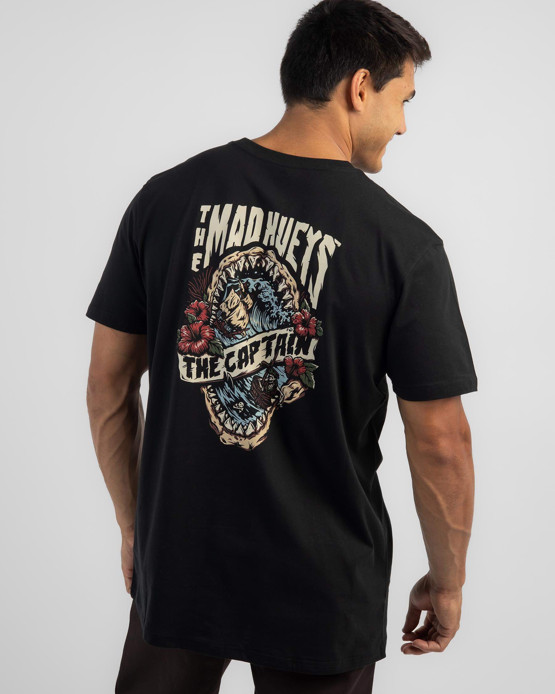 The Mad Hueys Captain Huey T-Shirt In Black - Fast Shipping & Easy ...
