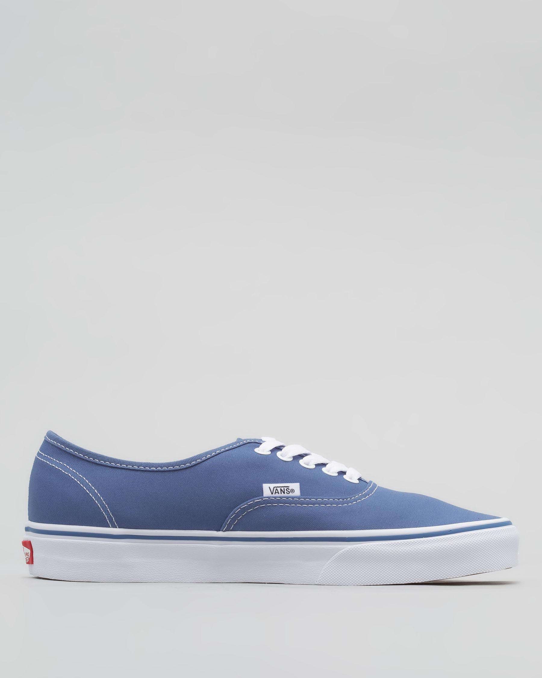 Shop Vans Authentic Shoes In Navy - Fast Shipping & Easy Returns - City ...