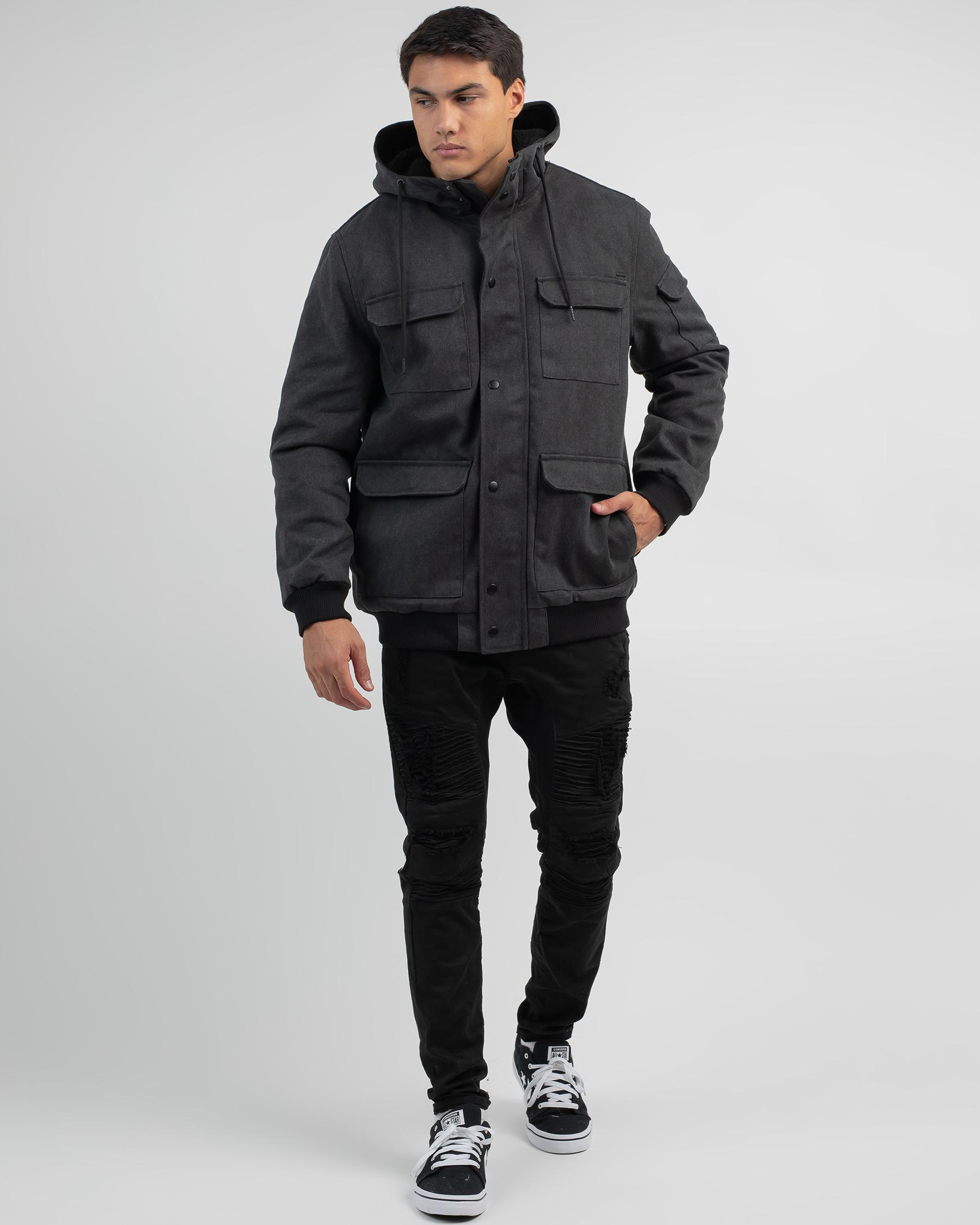 Dexter Hailstone Jacket In Charcoal - Fast Shipping & Easy Returns ...