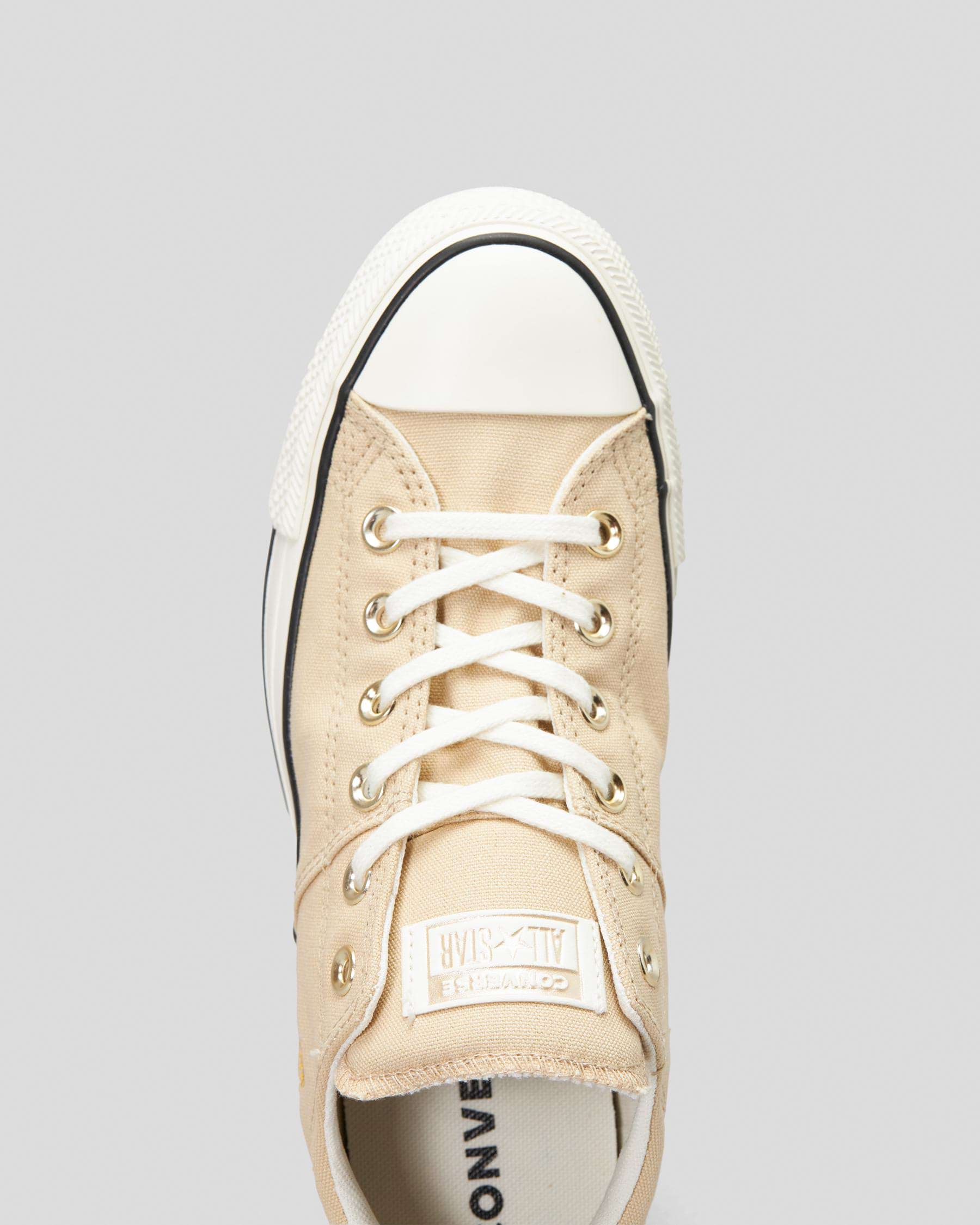 Converse Women's Chuck Taylor All Star Madison Low Top Sneakers (White) - Size 10.0 M