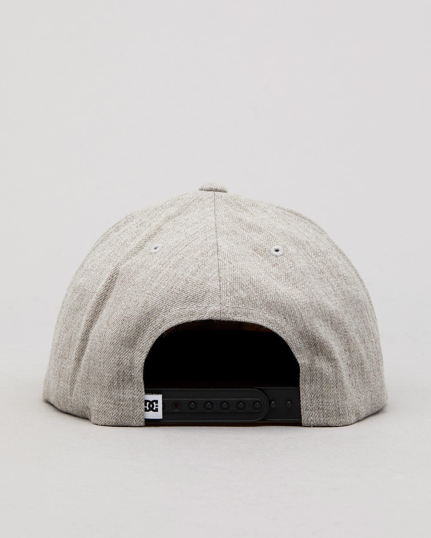 Casquette Snapback DC Shoes Homme - 5 Pans, Visière Incurvée, Sergé Coton, écusson Haute Densité