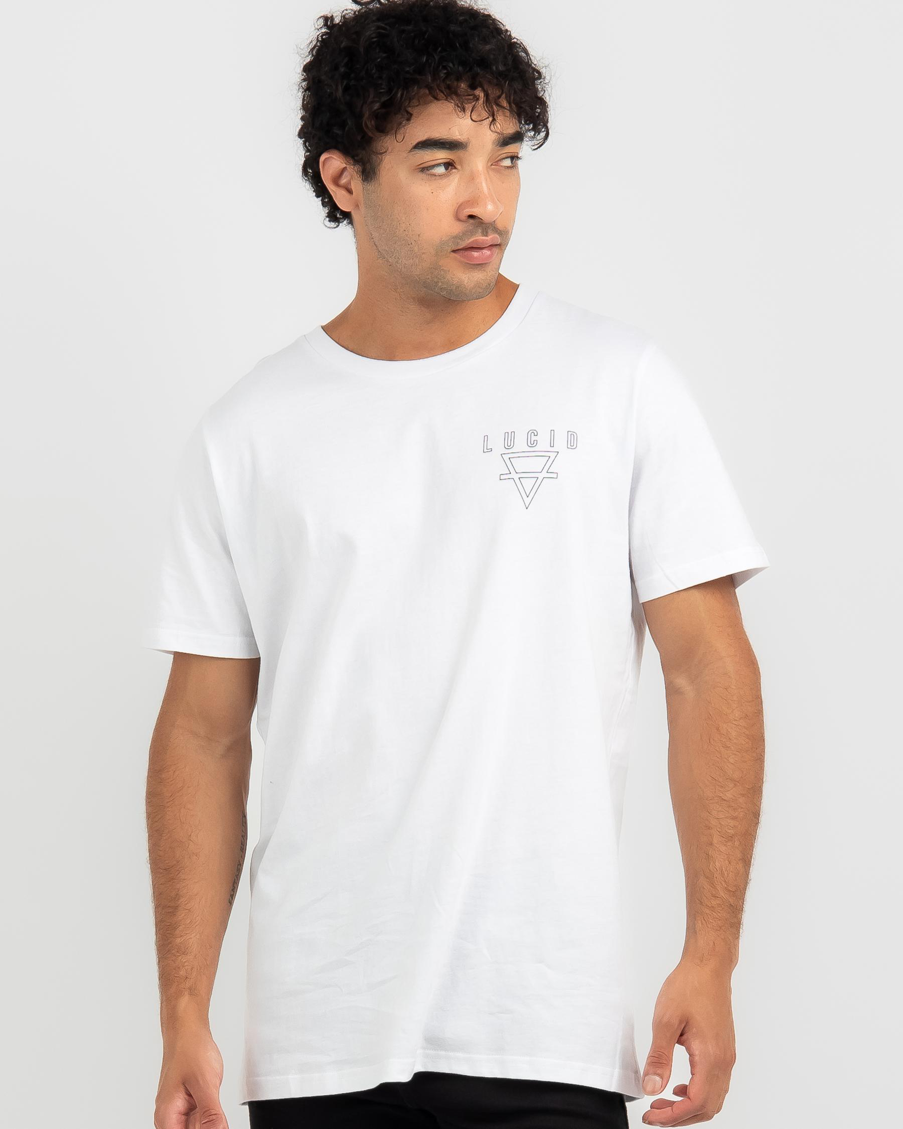 Shop Lucid Framed T-shirt In White - Fast Shipping & Easy Returns ...