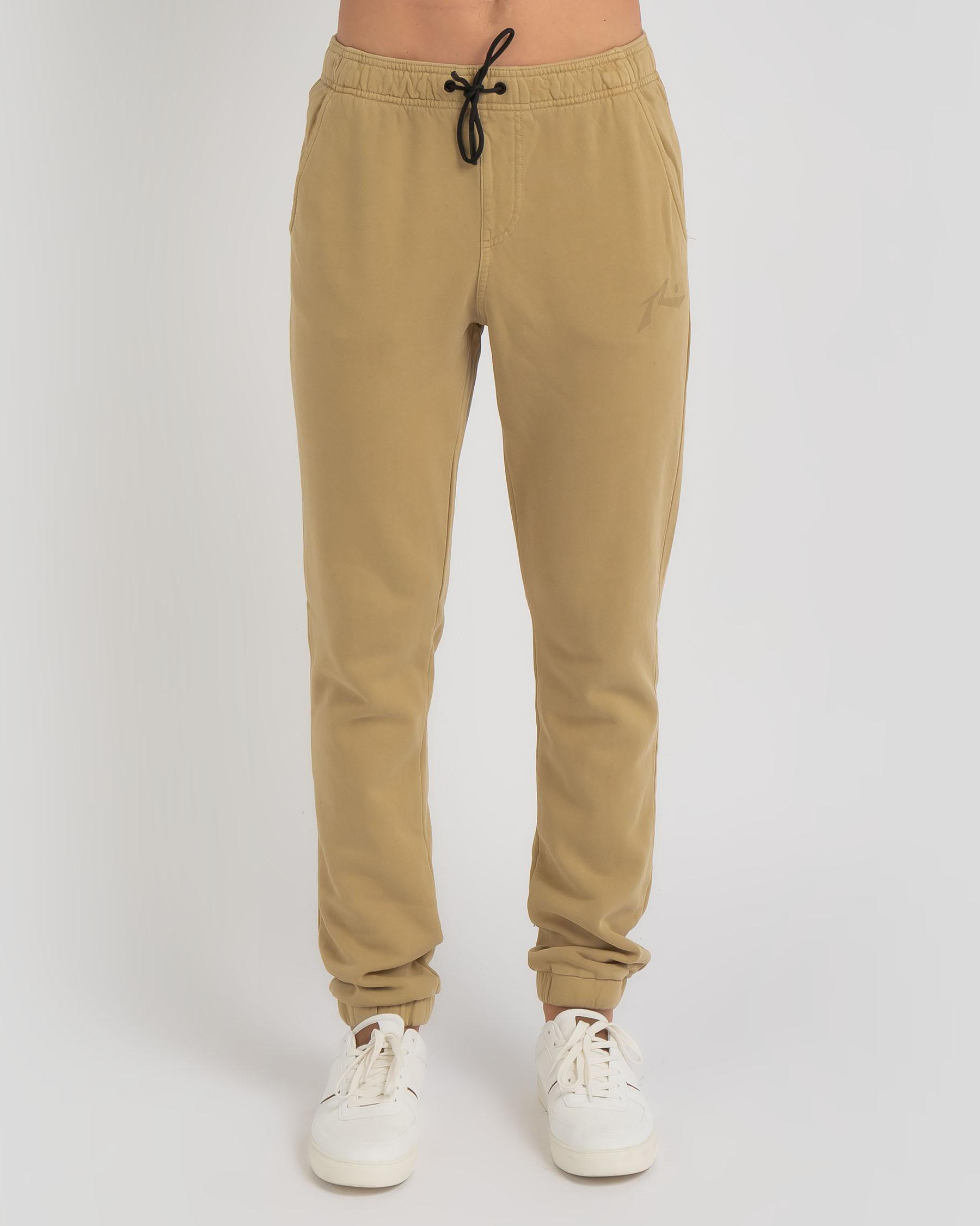 Rusty Comp Wash Track Pants In Cornstalk Fast Shipping & Easy Returns