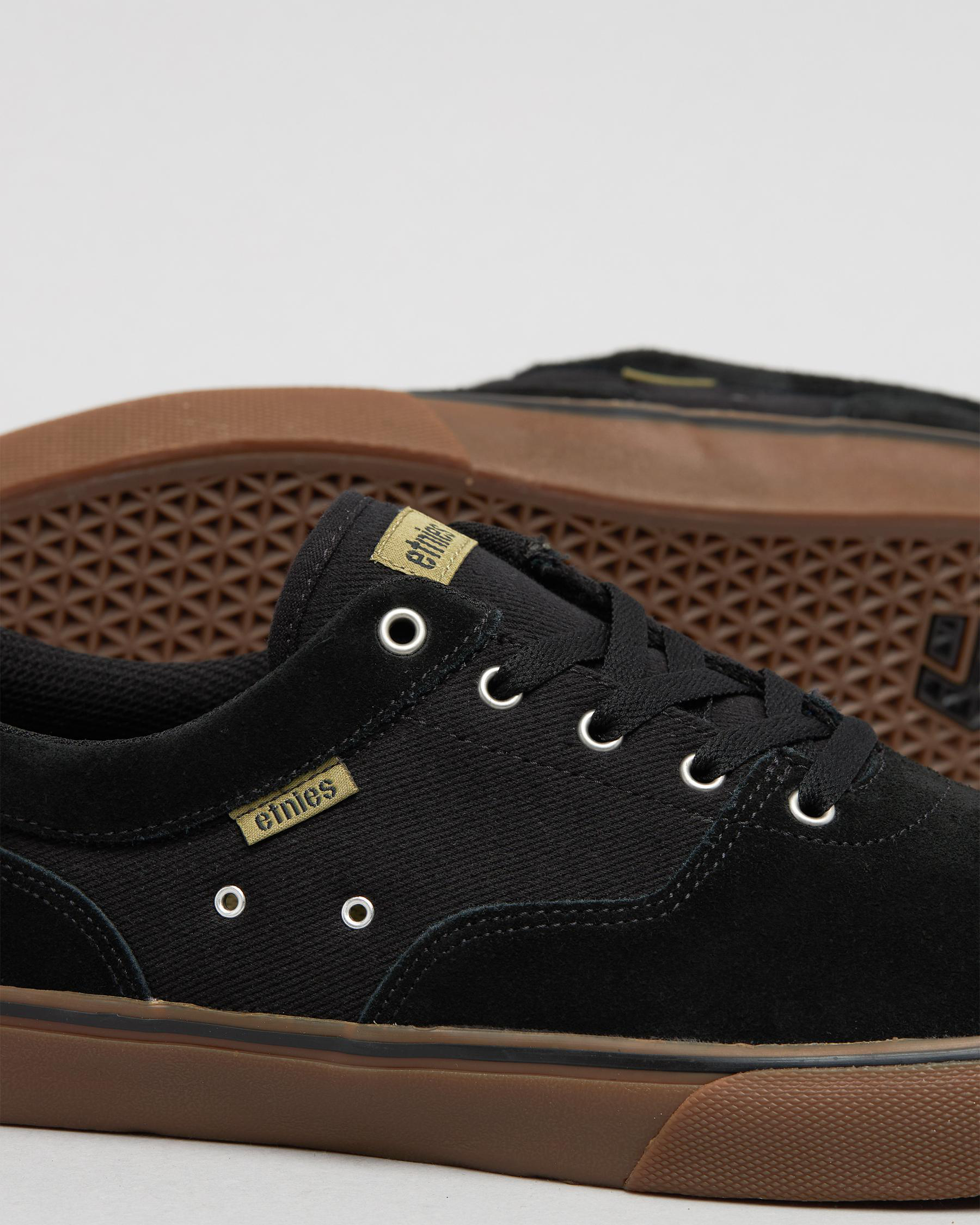 Shop Etnies Factor Shoes In Black/gum/silver - Fast Shipping & Easy ...