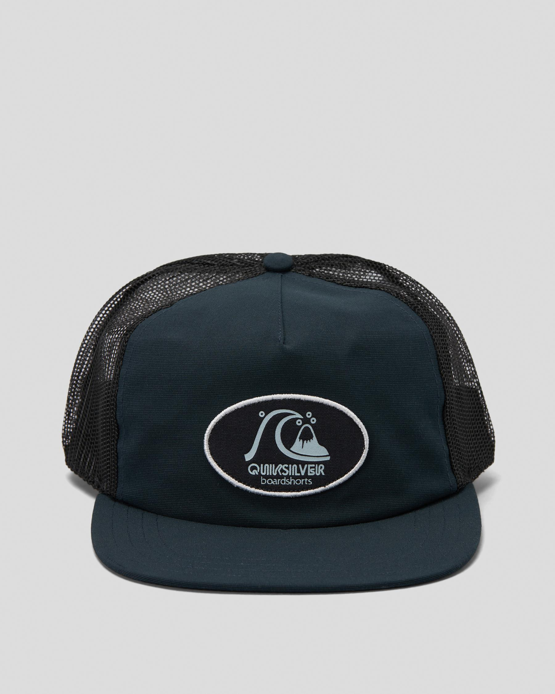 - States - Trucker Quiksilver Returns Shipping Black Easy & United FREE* Beach In Originals City