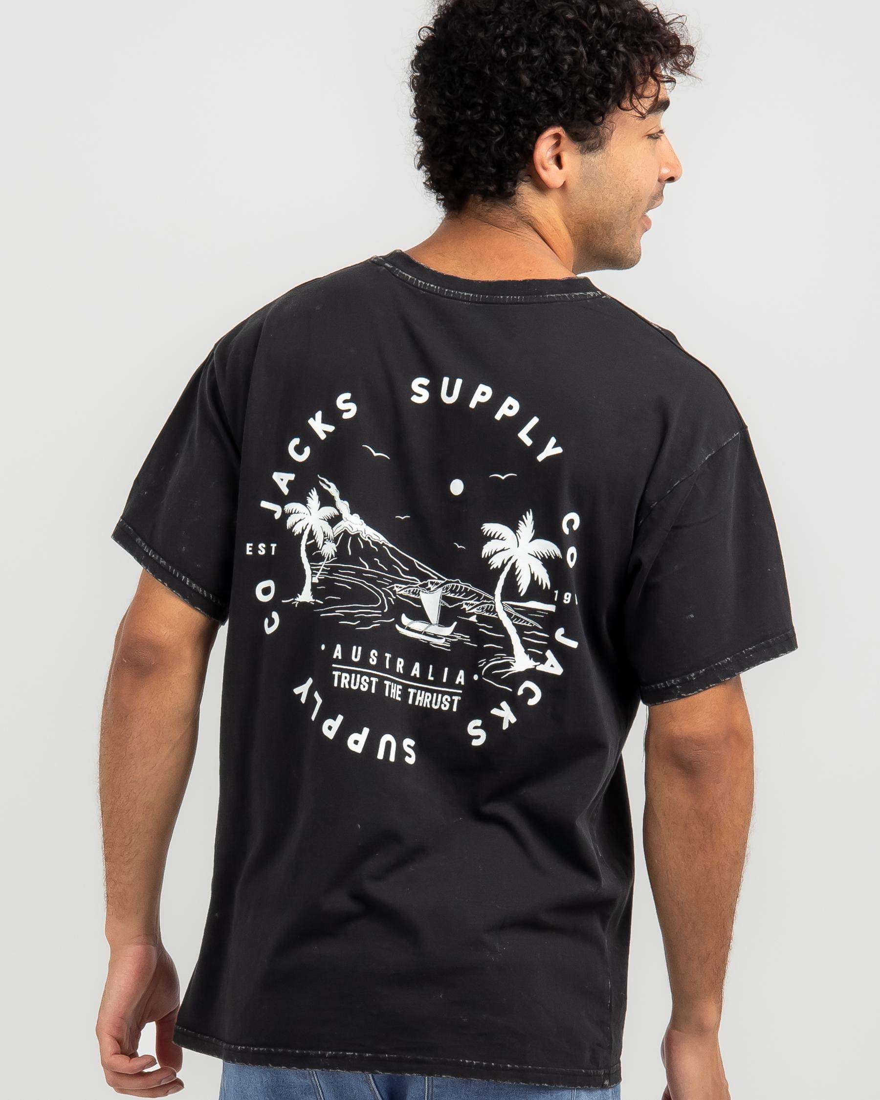 Shop Jacks Escape T-Shirt In Black Acid - Fast Shipping & Easy Returns ...