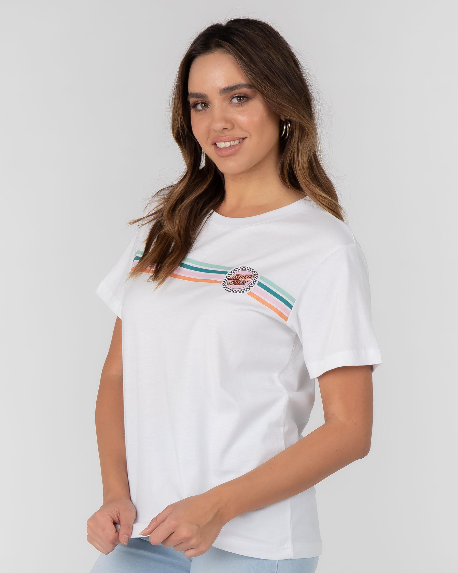 Lock Inbshirt Shop Santa Cruz Locked In T-Shirt In White - Fast Shipping & Easy ...