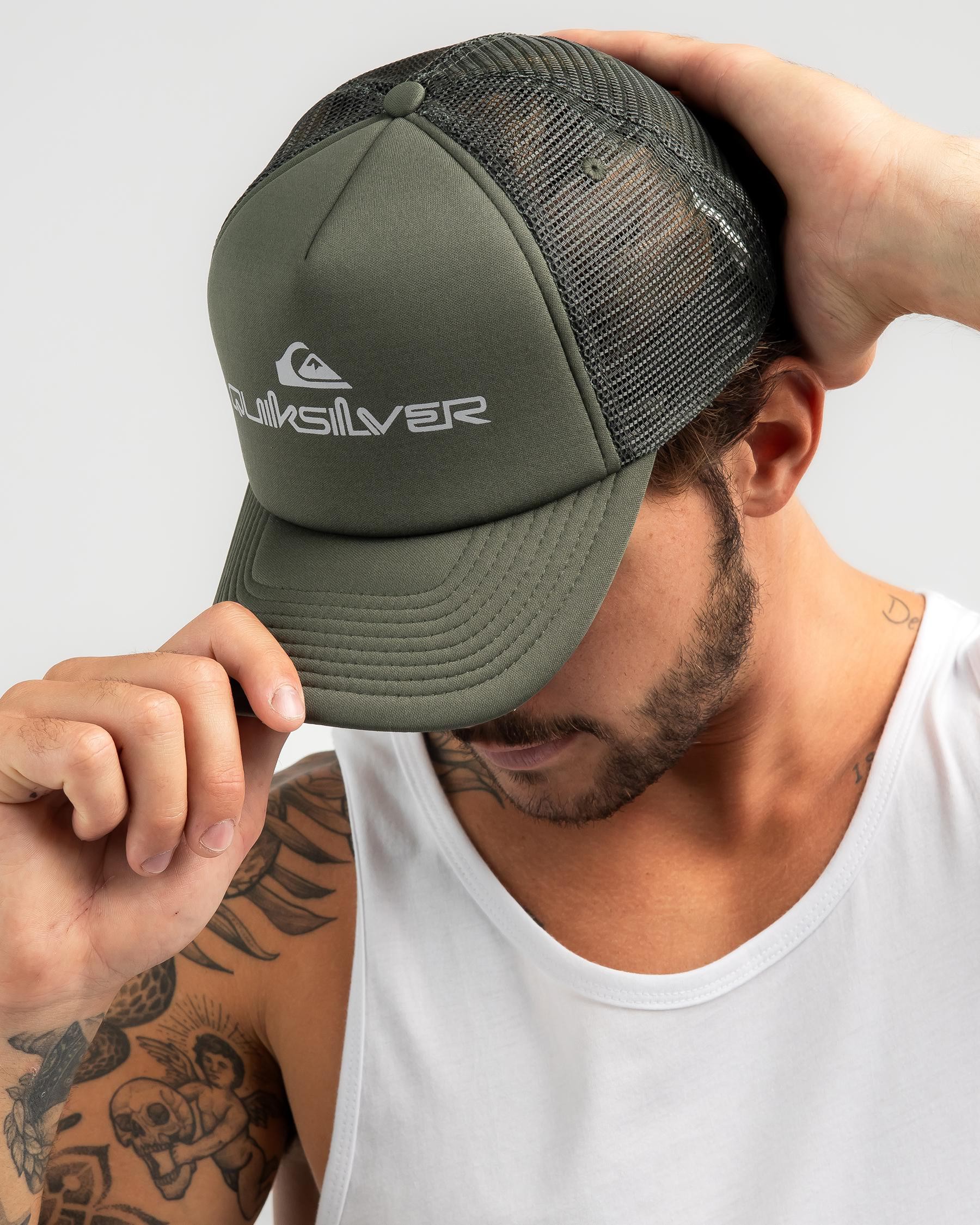 Omnistack United Cap Quiksilver States Easy FREE* In Trucker - Thyme & Beach - Returns City Shipping
