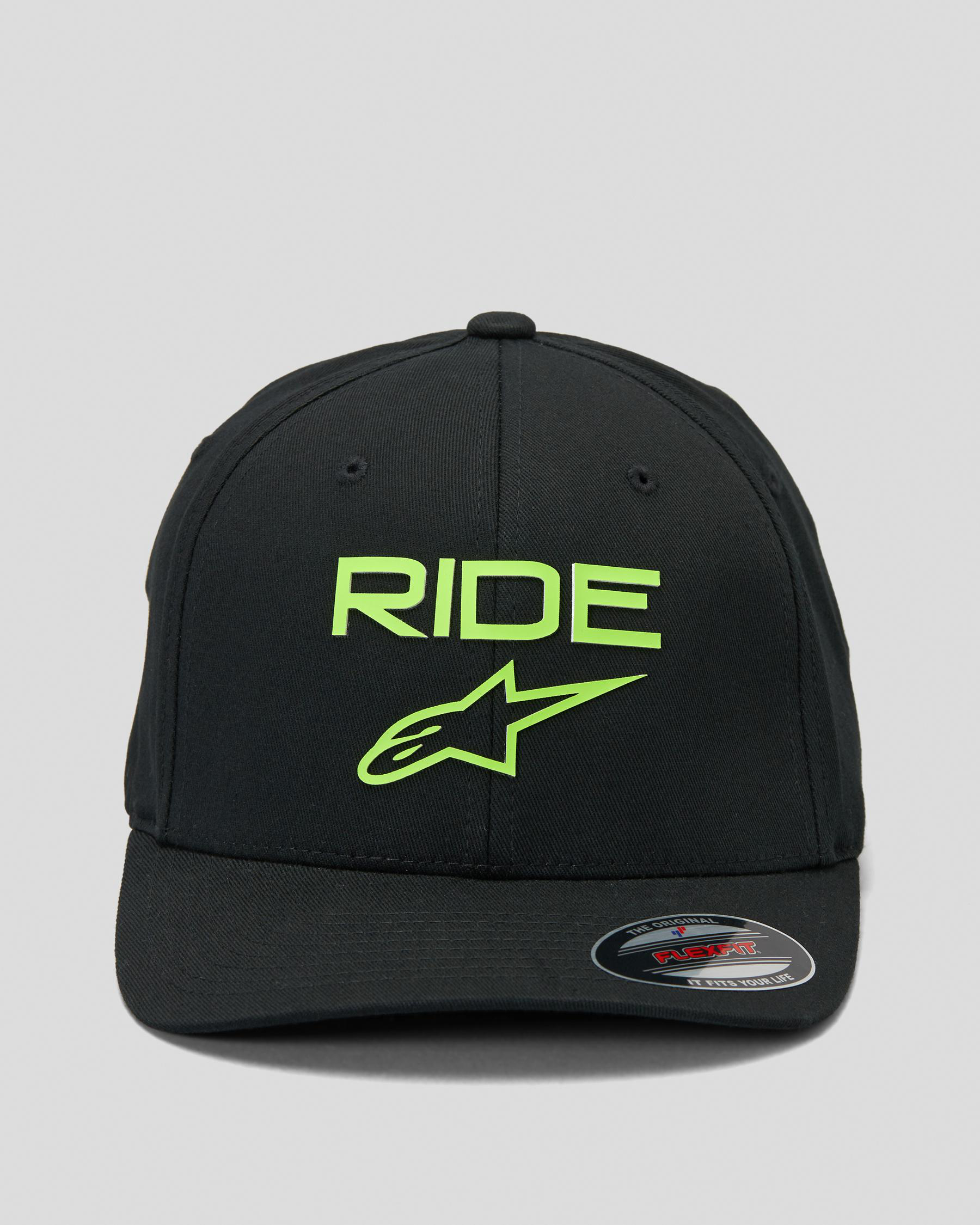 Shop Alpinestars Ride Transfer Cap In Black/green - Fast Shipping ...