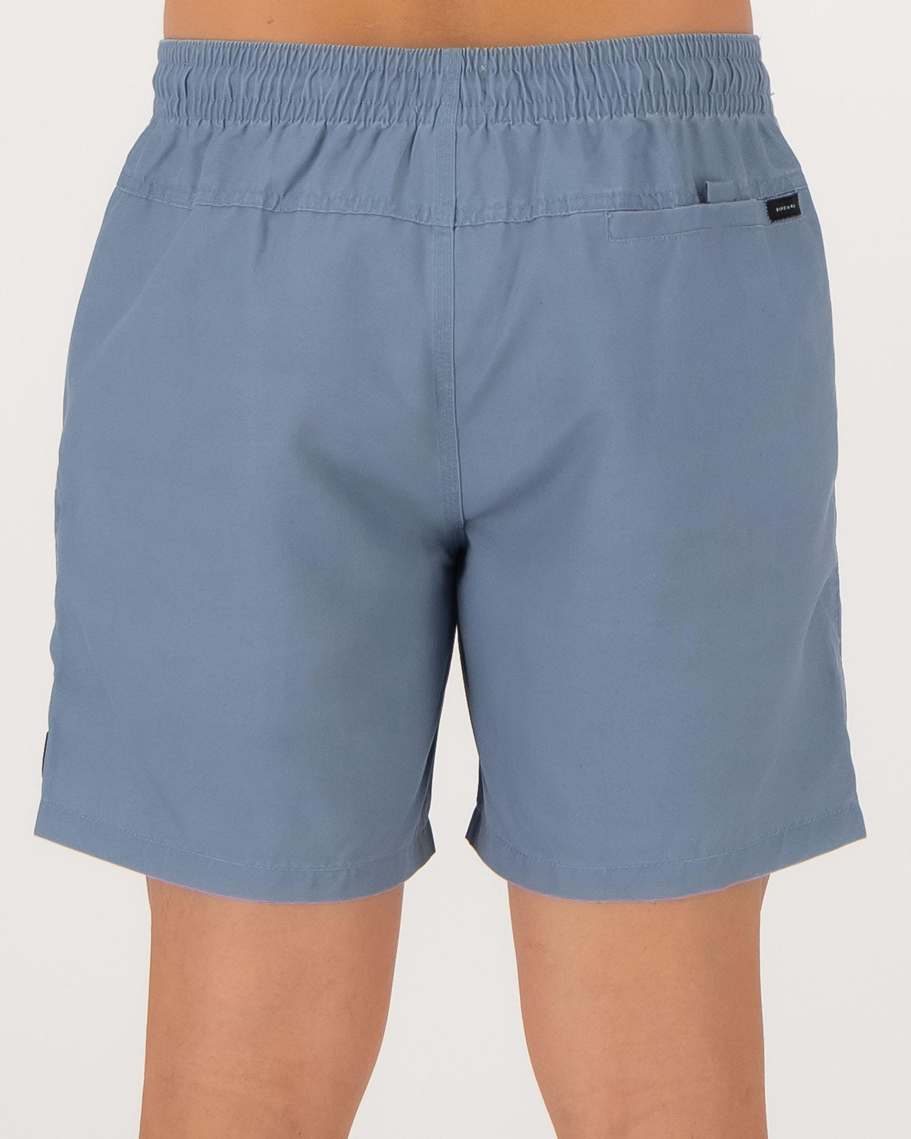 Shop Rip Curl Bondi Volley Board Shorts In Dusty Blue Fast Shipping
