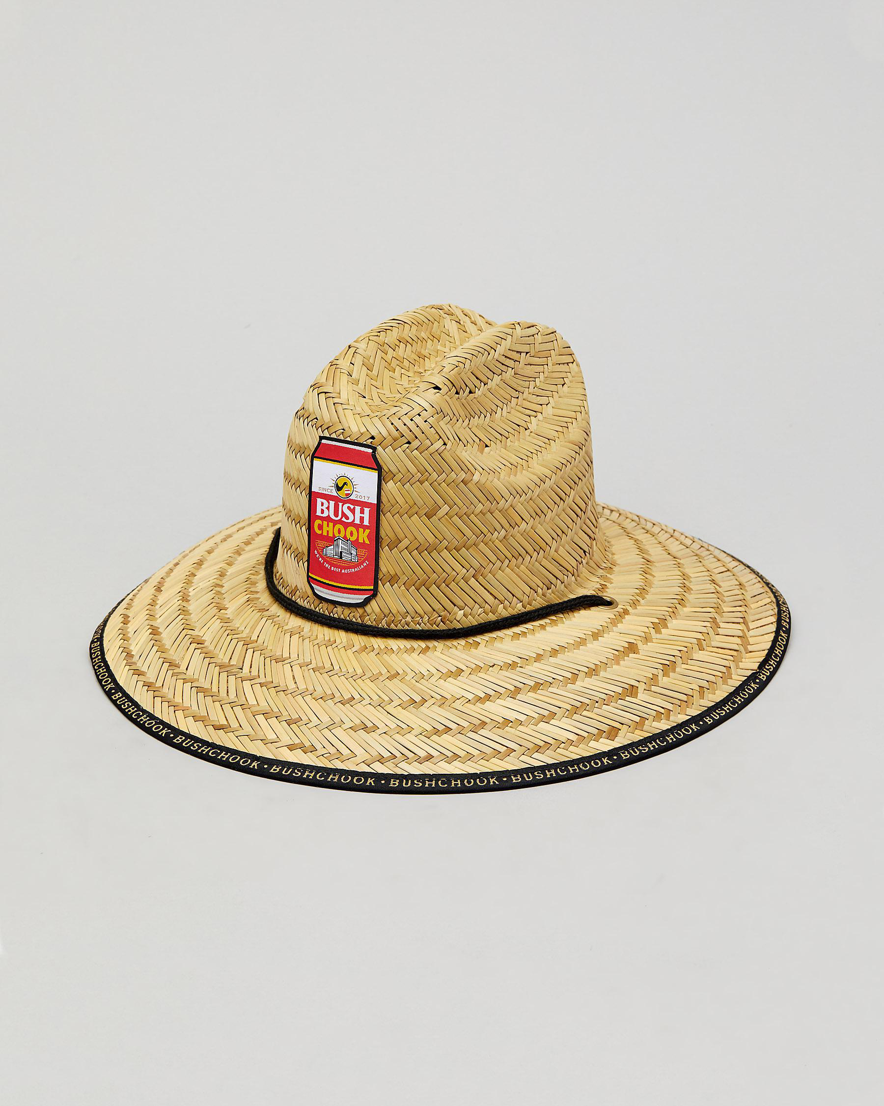 Shop Bush Chook Can Straw Hat In Natural Fast Shipping & Easy Returns