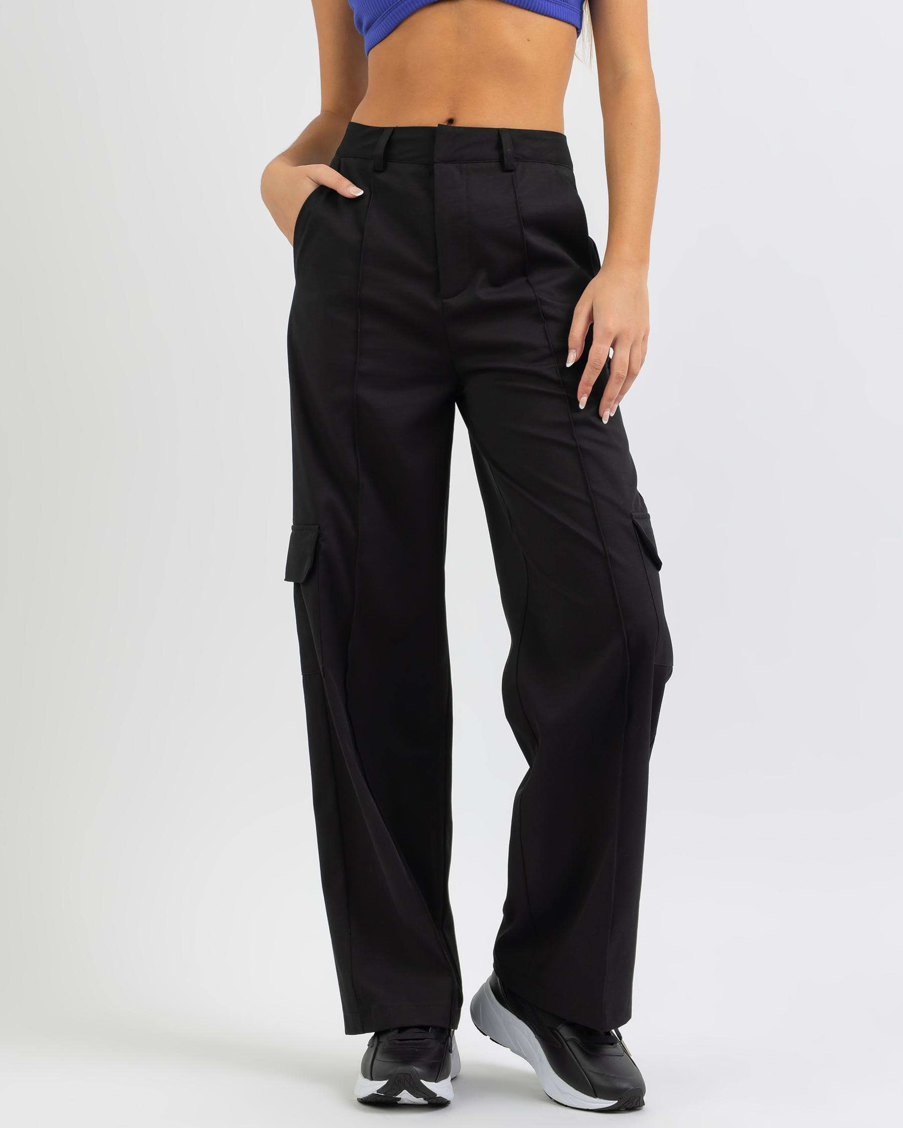 Shop Ava And Ever Charlotte Pants In Black - Fast Shipping & Easy ...
