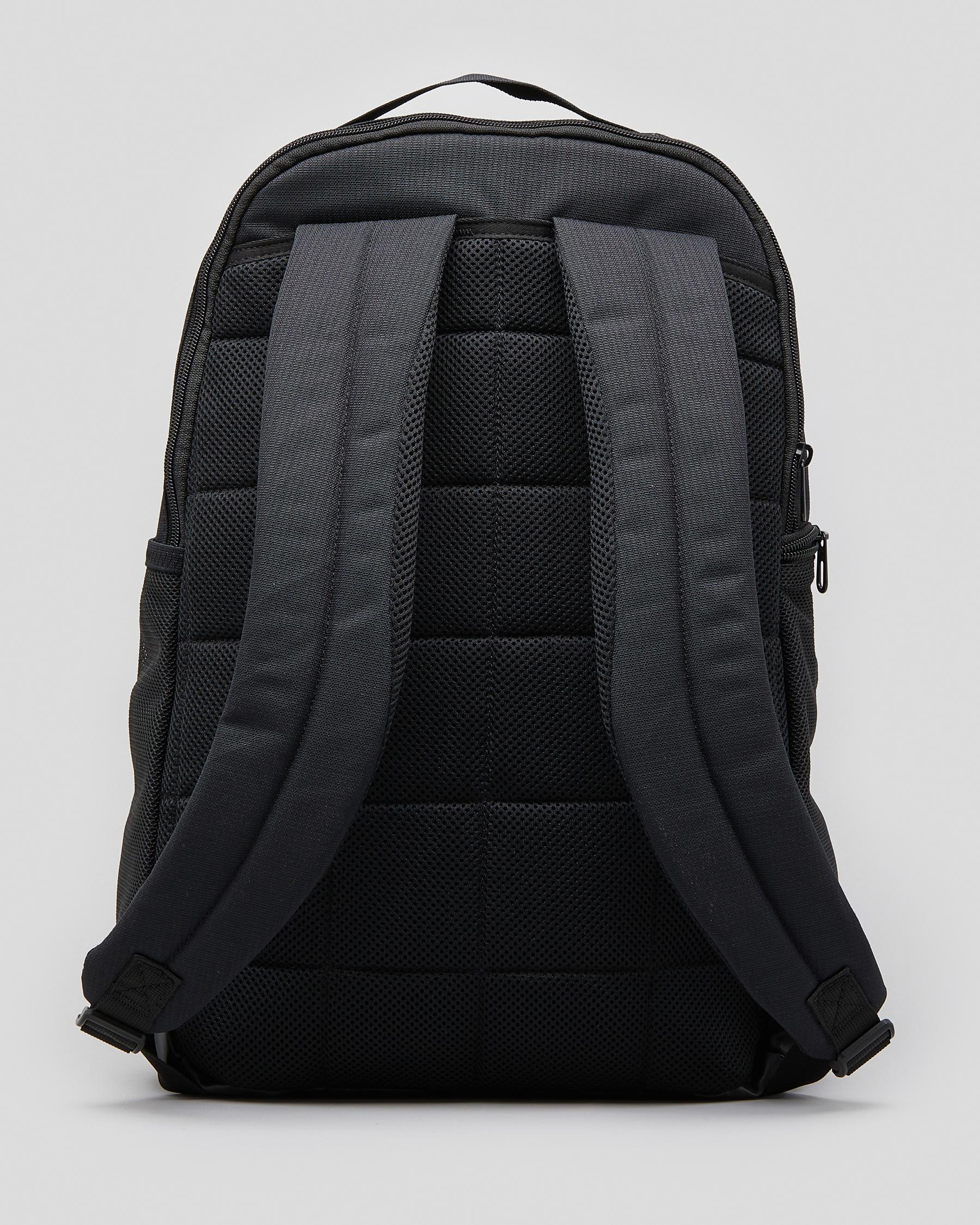 Shop Nike Brasilia Backpack In Black/black/white - Fast Shipping & Easy ...