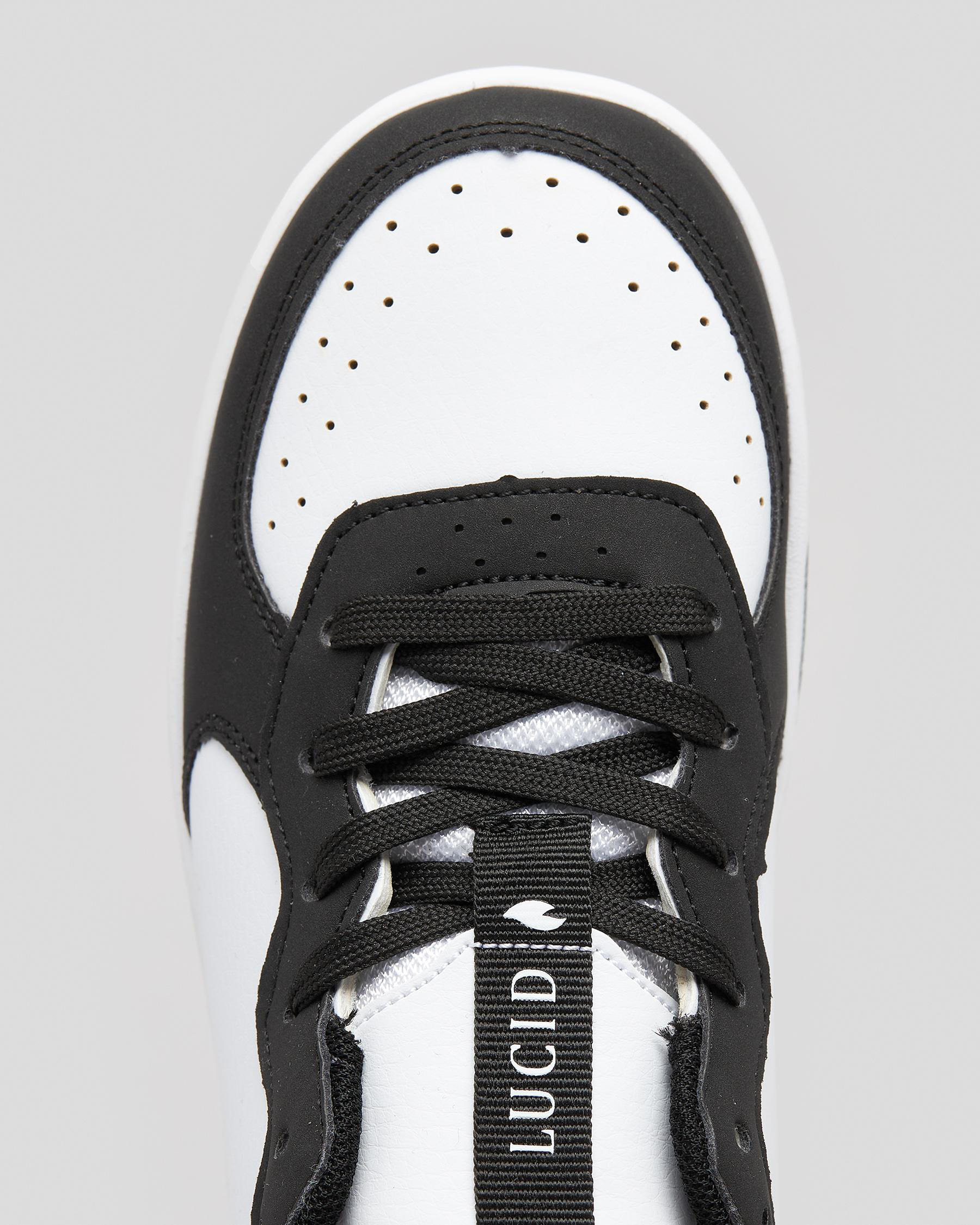 Shop Lucid Boys' Alpha Shoes In Black/white - Fast Shipping & Easy ...