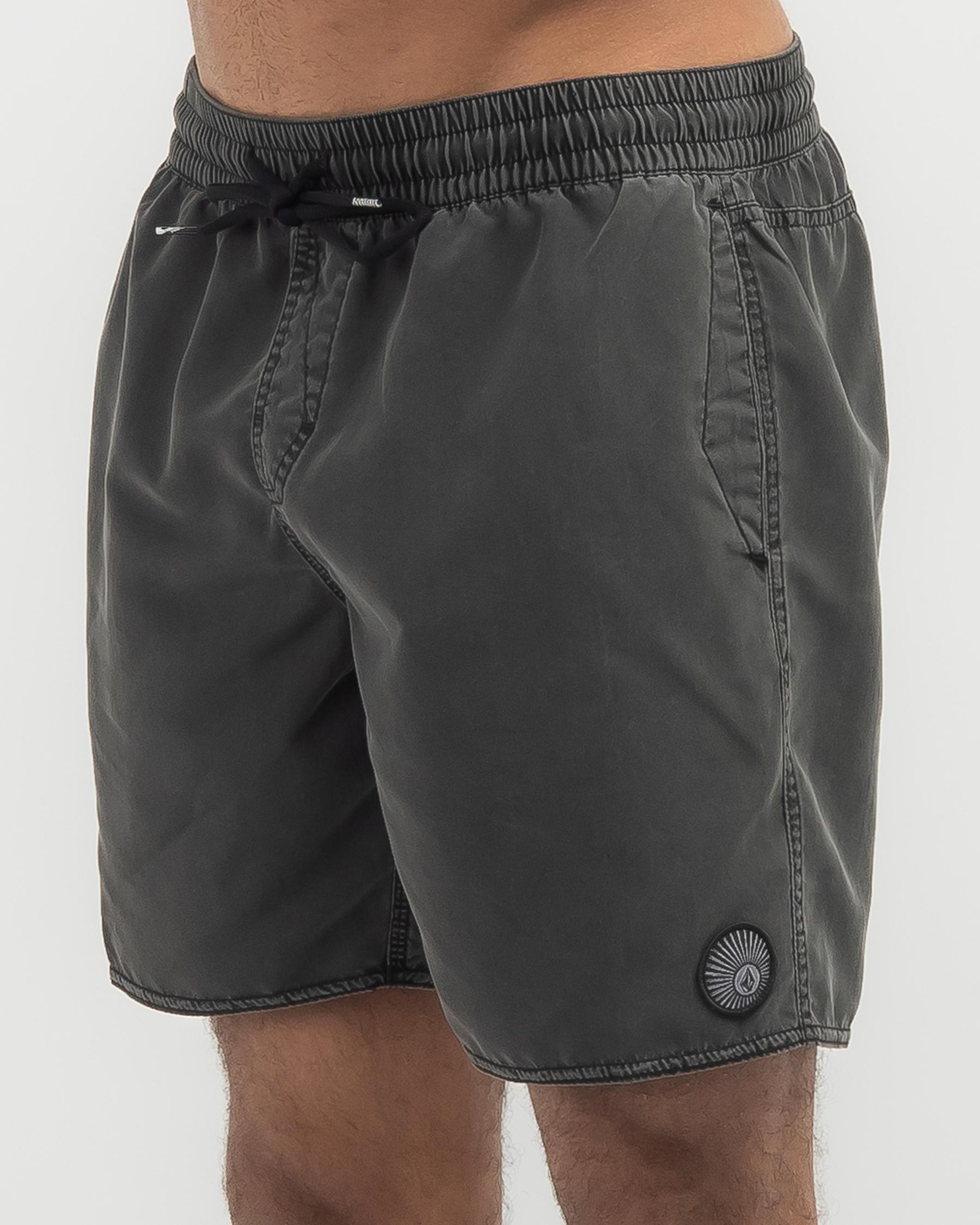 Volcom Center Trunk 17 Costume Da Bagno Uomo A Pantaloncino – Vestibilità Regolare, Tasche E Vita Elastica