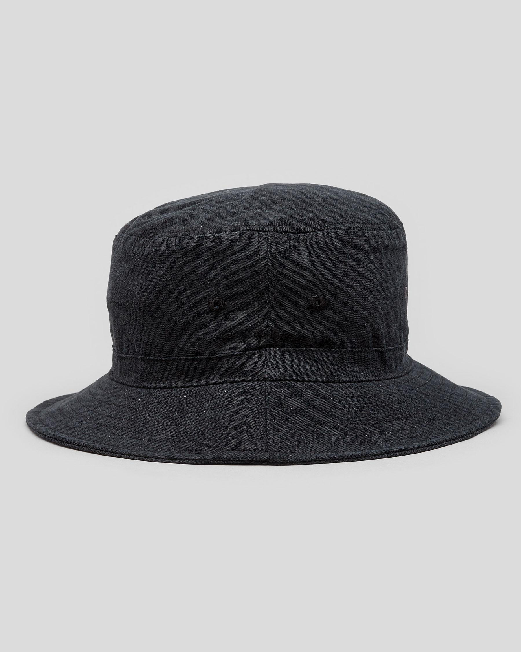 Rip Curl Valley Bucket Hat In Black Fast Shipping & Easy Returns