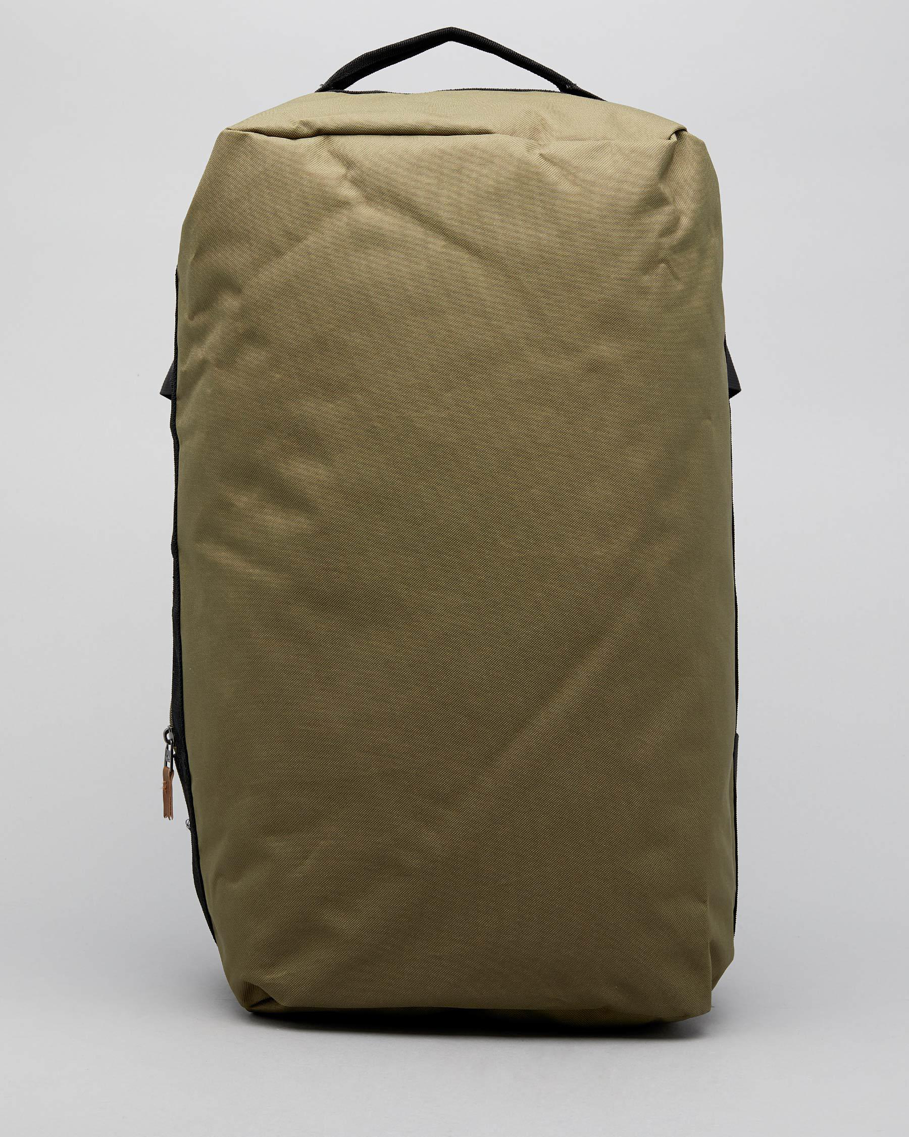 Quiksilver Crossing Duffle Bag In Burnt Olive Fast Shipping & Easy