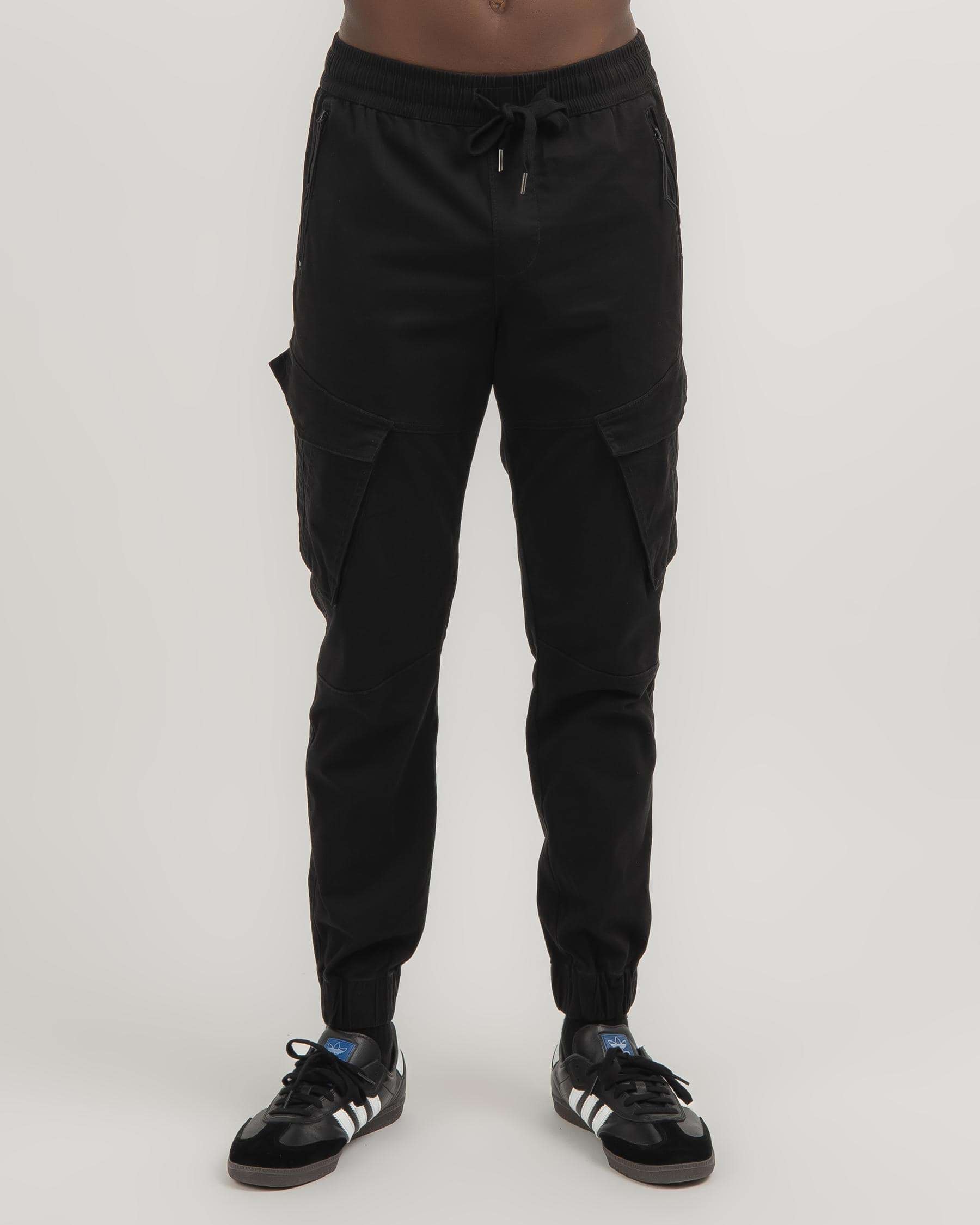Lucid Ranking Jogger Pants In Black - Fast Shipping & Easy Returns ...