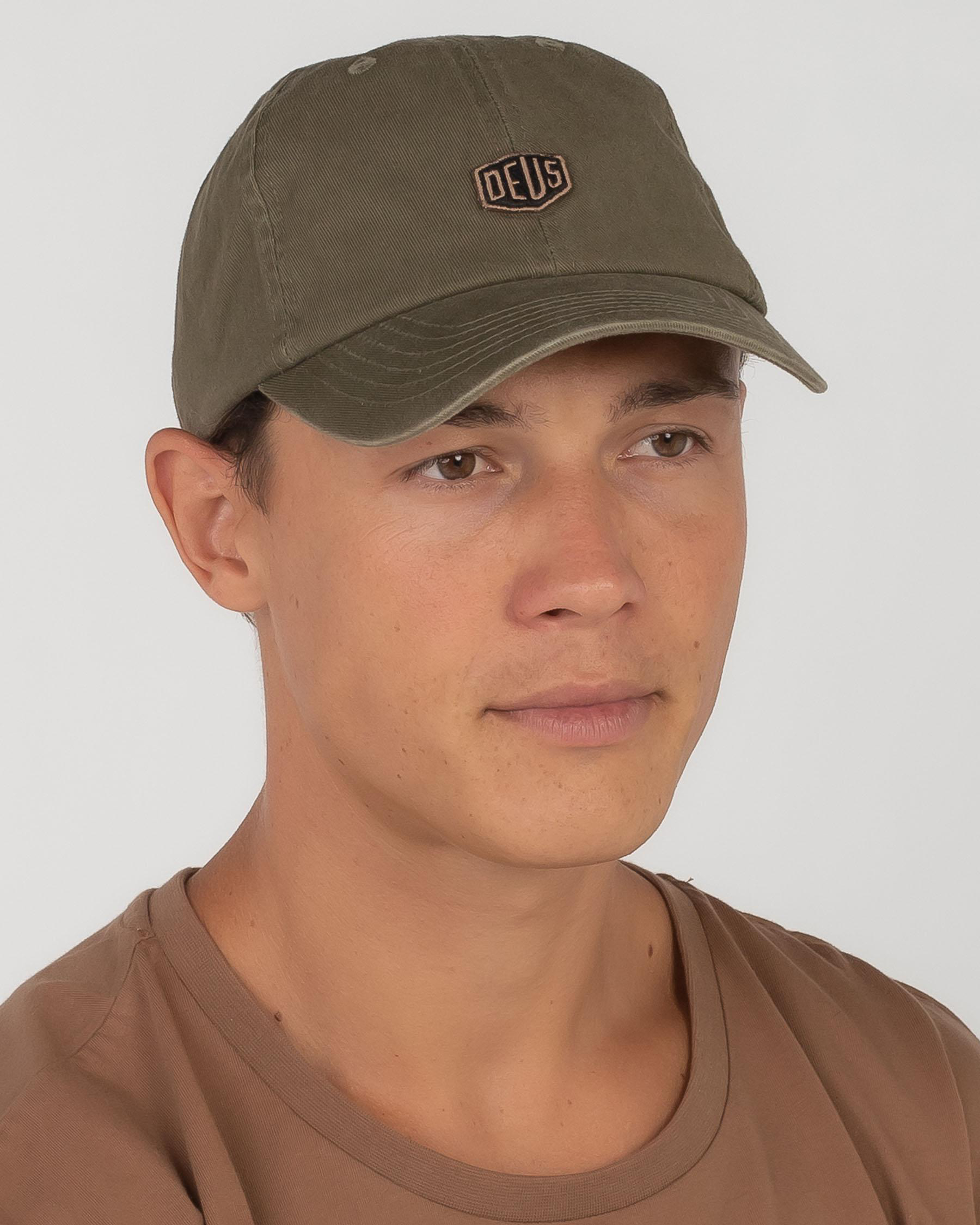 Shop Deus Ex Machina Shield Standard Dad Cap In Bark - Fast