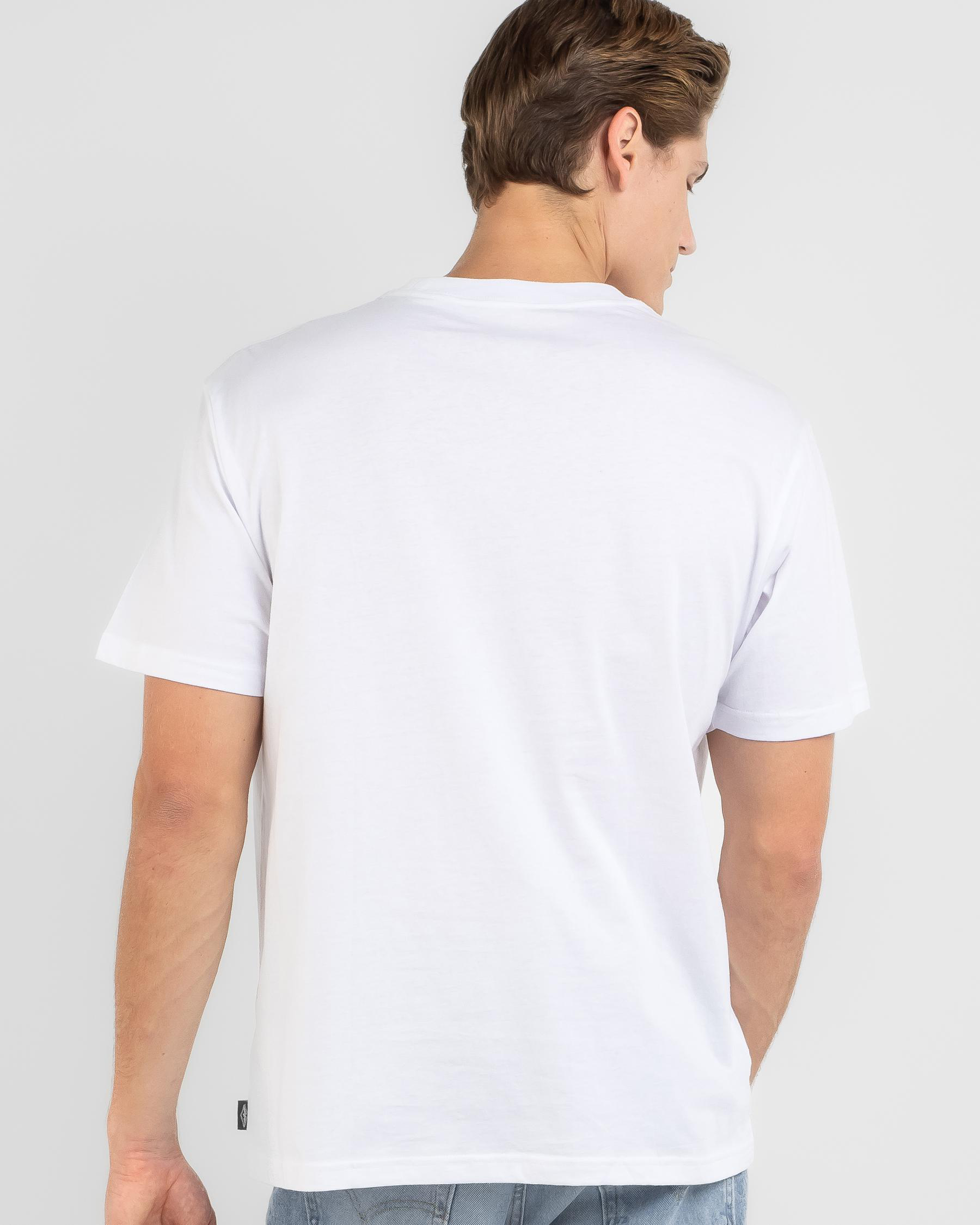 Shop Billabong Flamin Short Sleeve T-Shirt In White - Fast Shipping ...