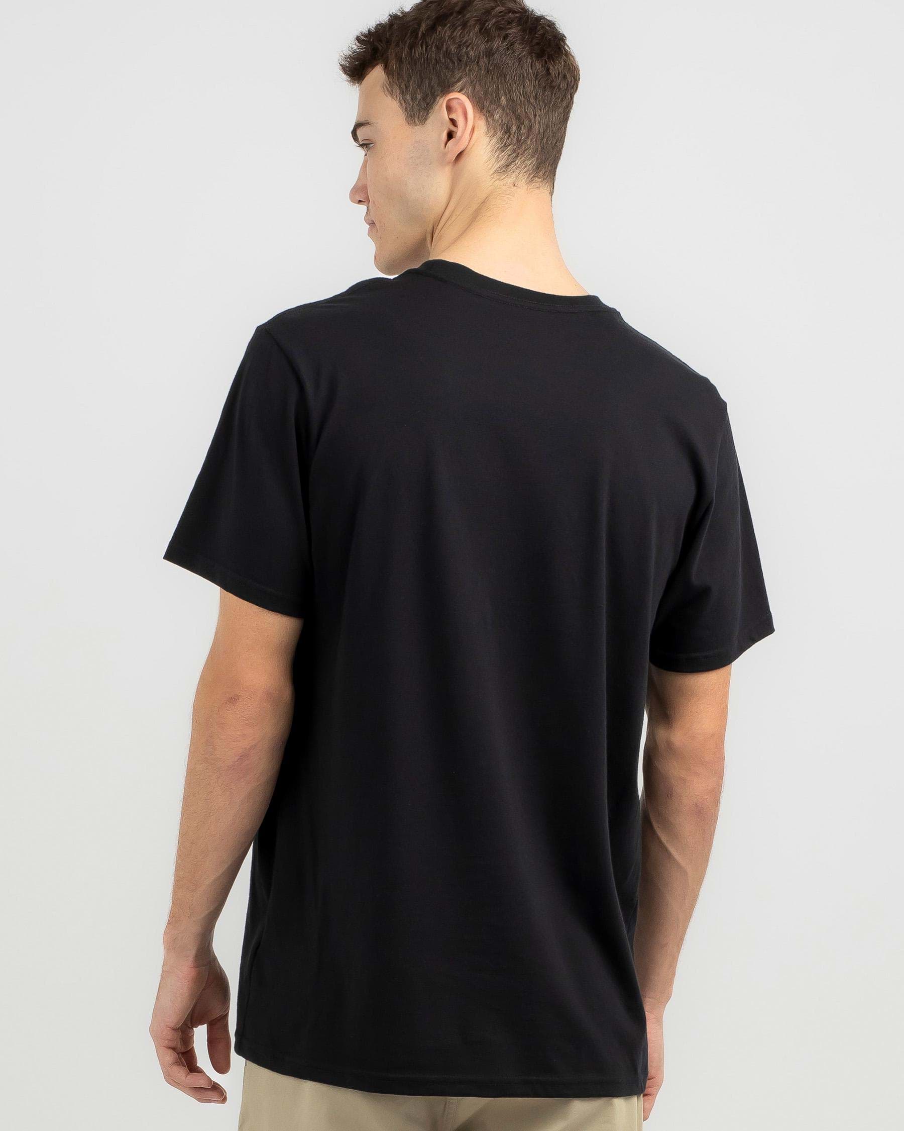 Shop Fox Fox Head Premium T-Shirt In Black/black - Fast Shipping & Easy ...