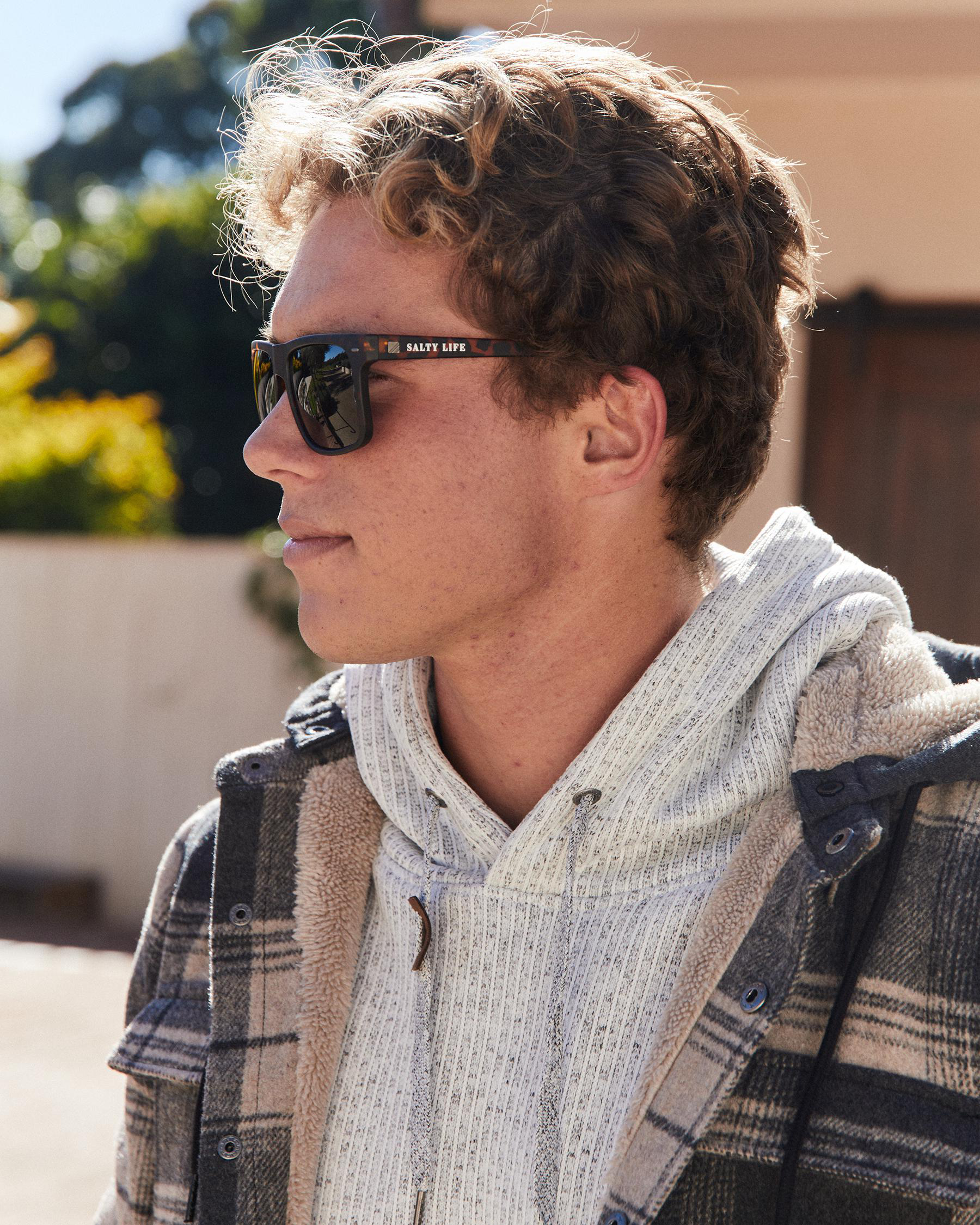 Shop Salty Life Pacific Polarised Sunglasses In Tortoise Shell / Brown