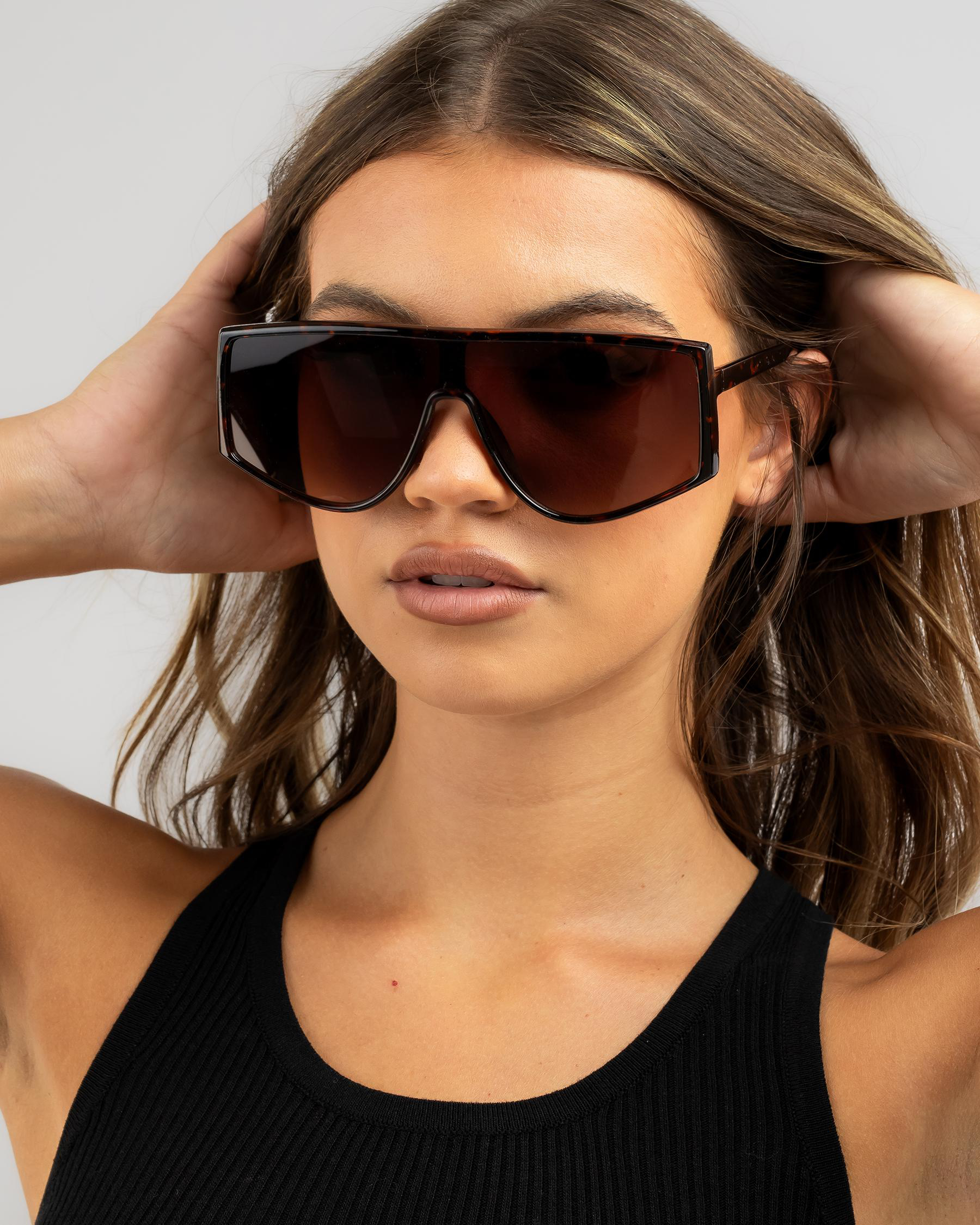 Shop Indie Eyewear Houston Sunglasses In Tort/gd Brown Fast Shipping