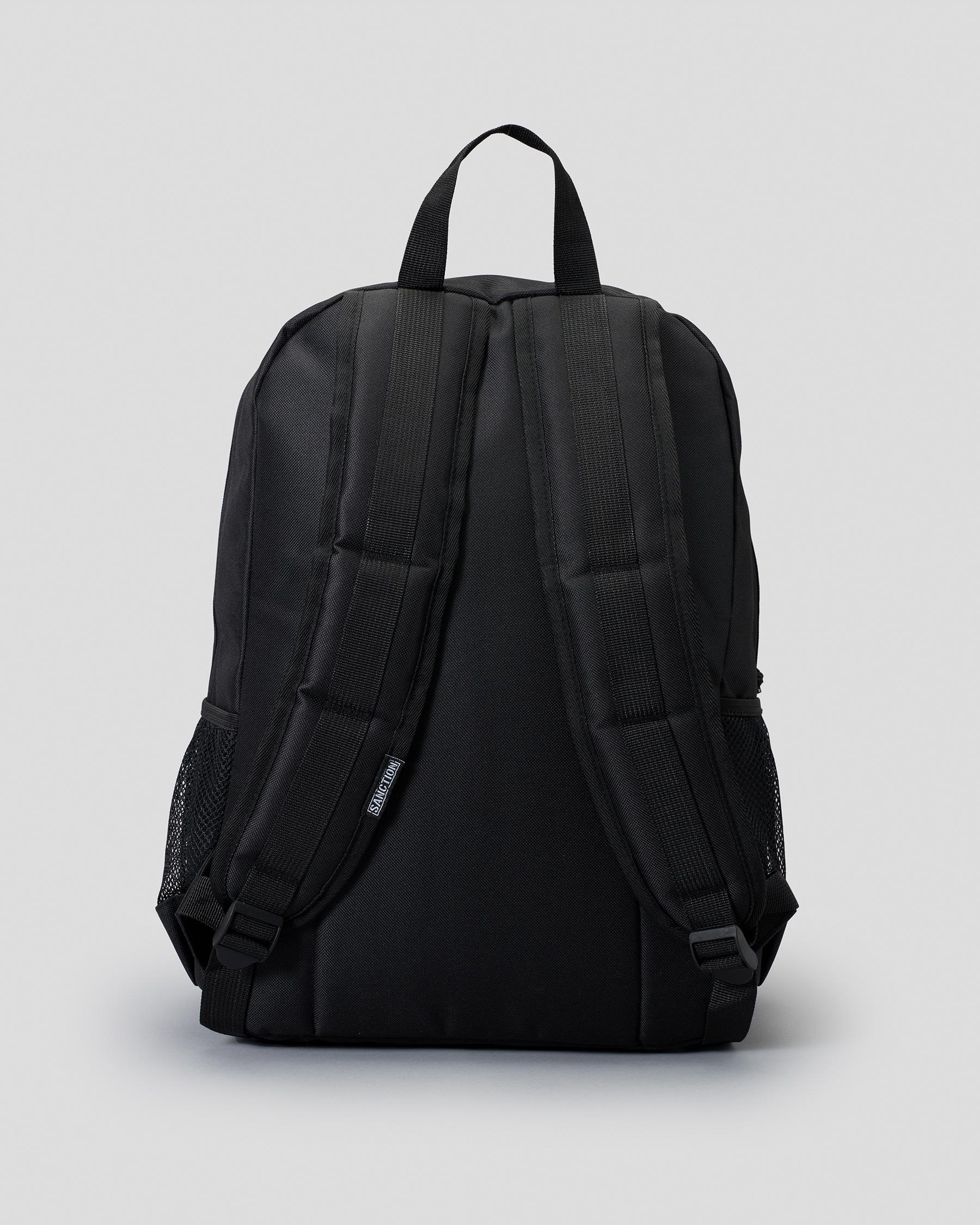 Shop Sanction Night Rider Backpack In Black - Fast Shipping & Easy ...