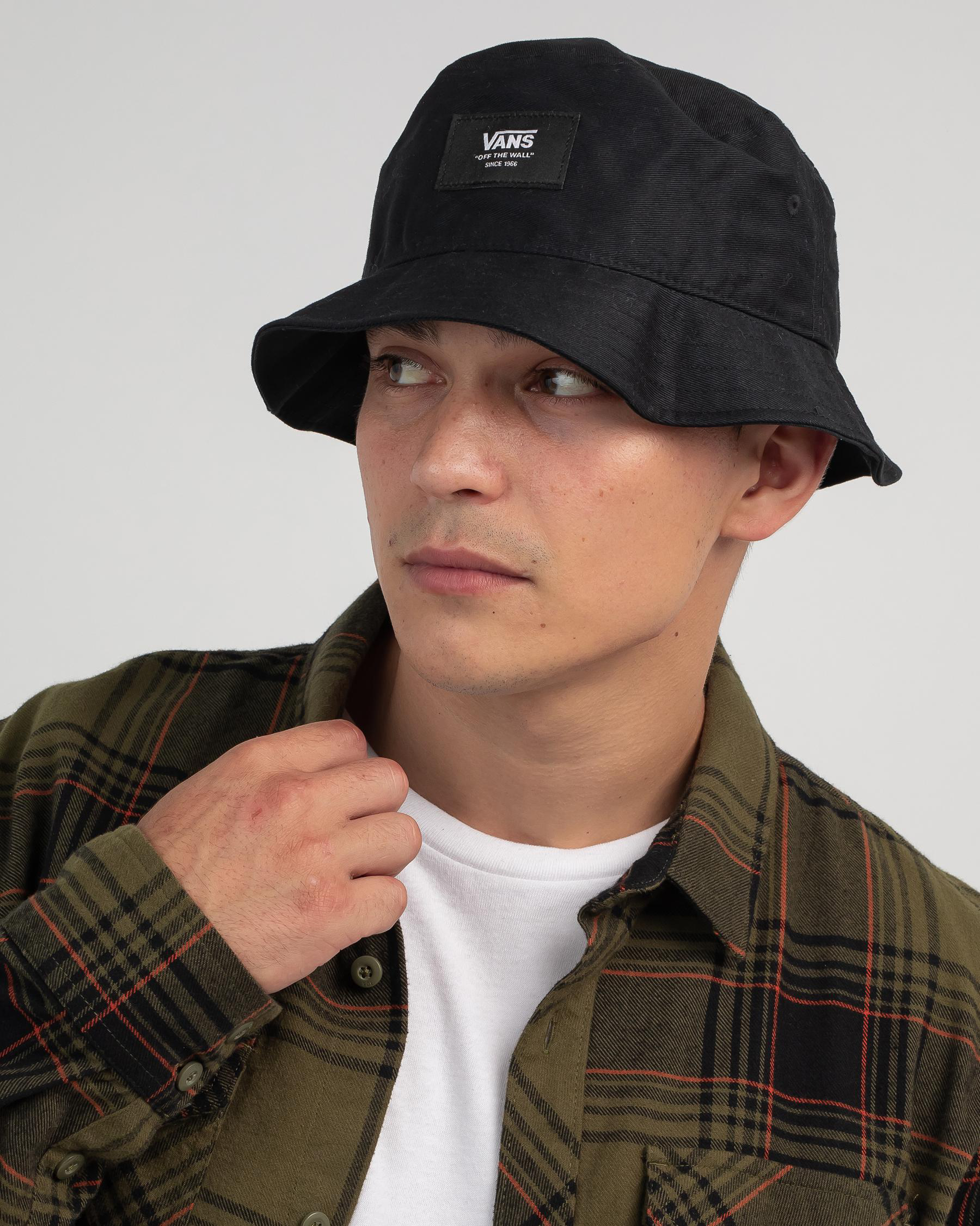 Vans Patch Bucket Hat In Black - Fast Shipping & Easy Returns - City ...