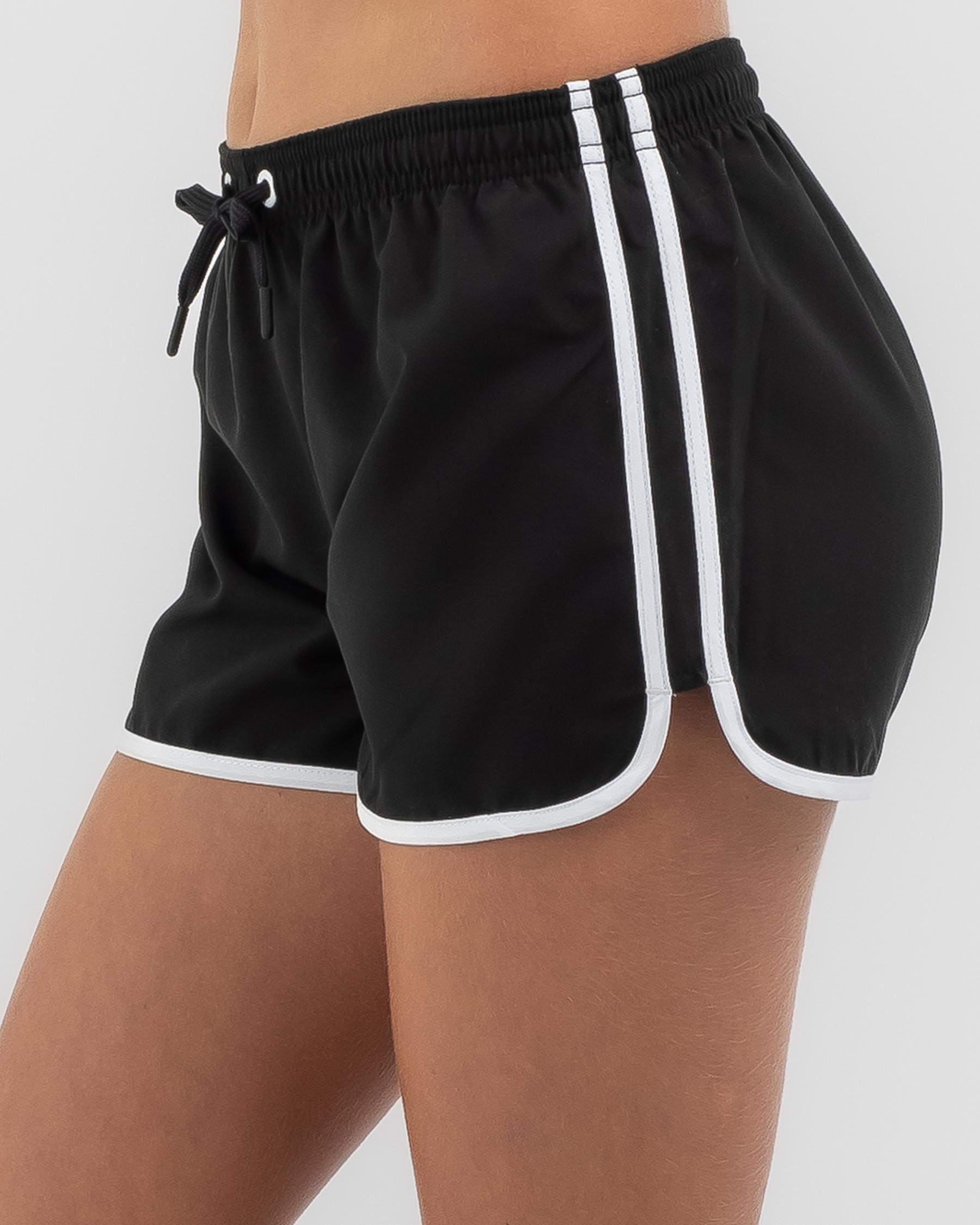 Shop Rip Curl Girls' Out All Day Board Shorts In Black - Fast Shipping ...