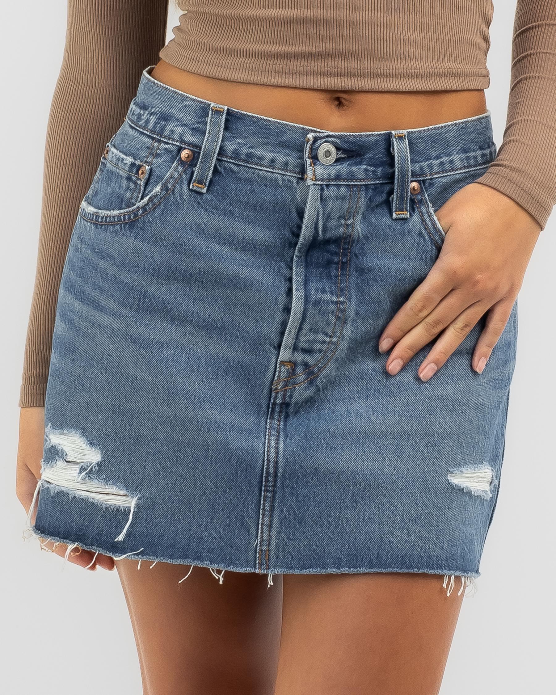 Levi's Icon Skirt In Iconically Yours - Fast Shipping & Easy Returns ...