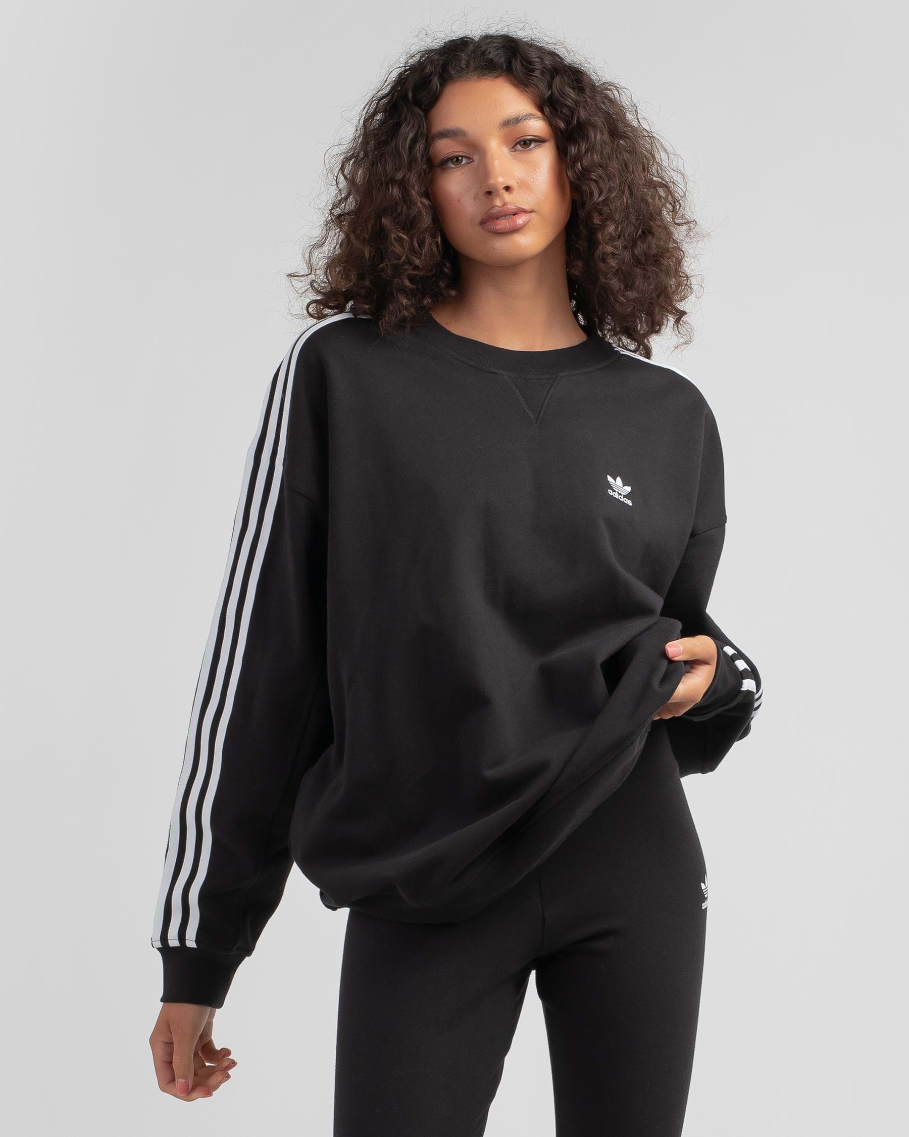 Shop adidas Adi OS Sweatshirt In Black - Fast Shipping & Easy Returns ...