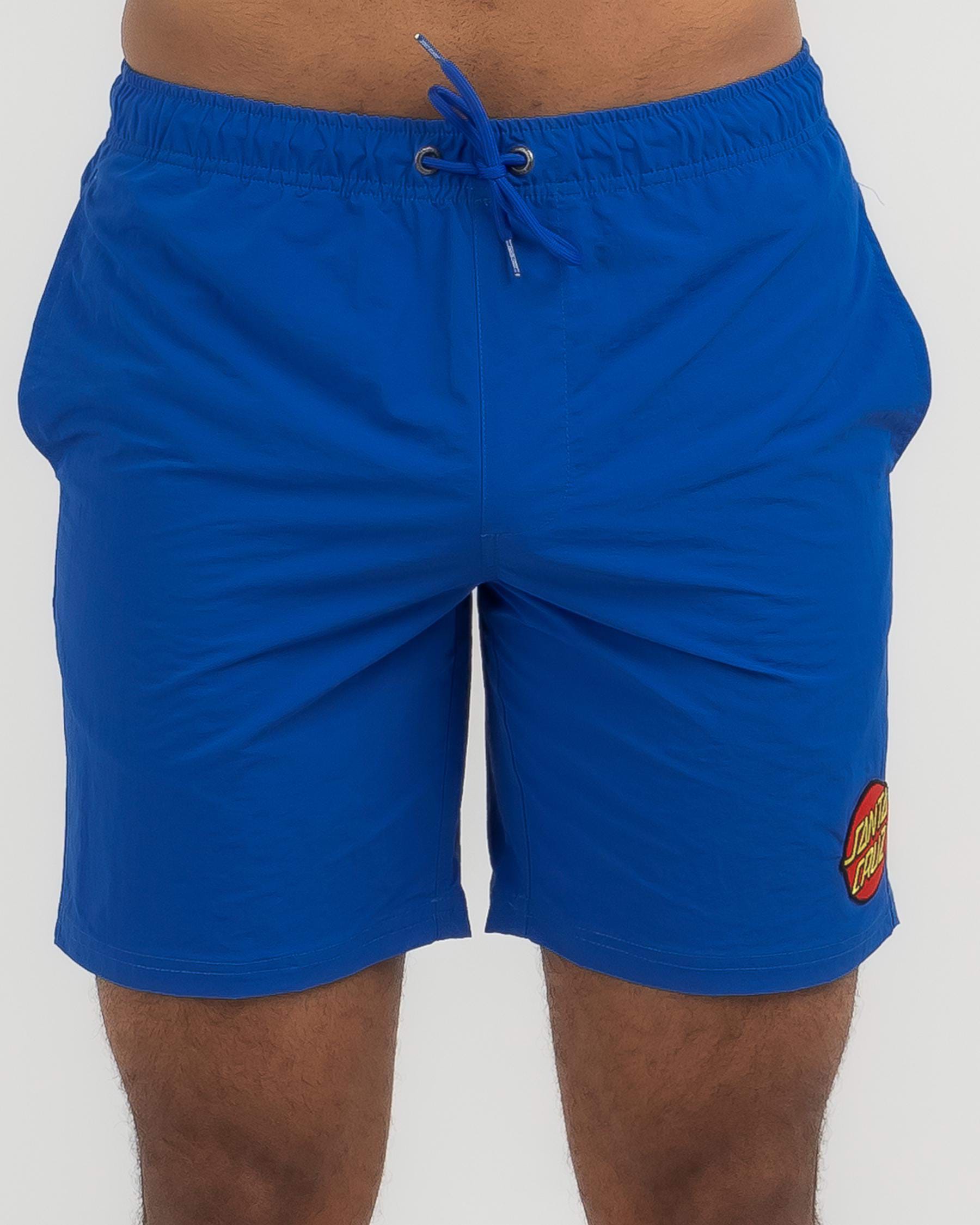 Shop Santa Cruz Classic Dot Cruz Shorts In Blue - Fast Shipping & Easy ...
