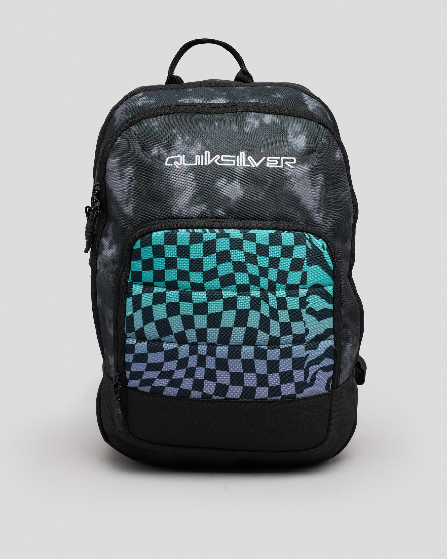 Quiksilver Burst Backpack In Black/pool Green FREE* Shipping & Easy Returns City Beach