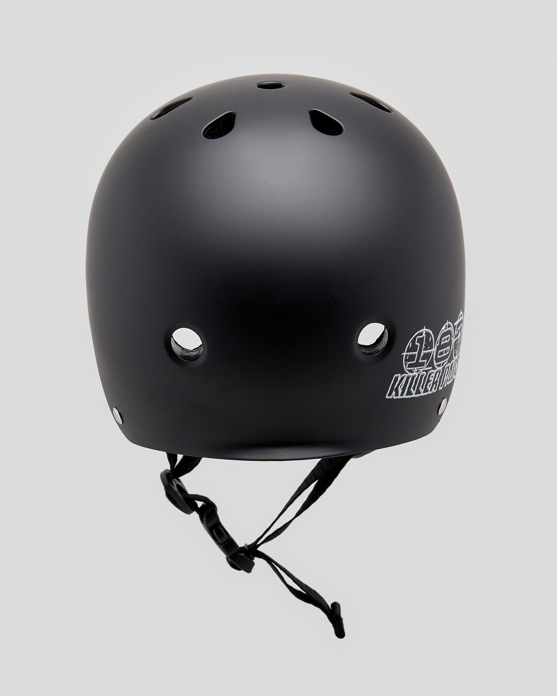 Shop 187 Killer Pads Certified Black Matte Helmet In Black Fast