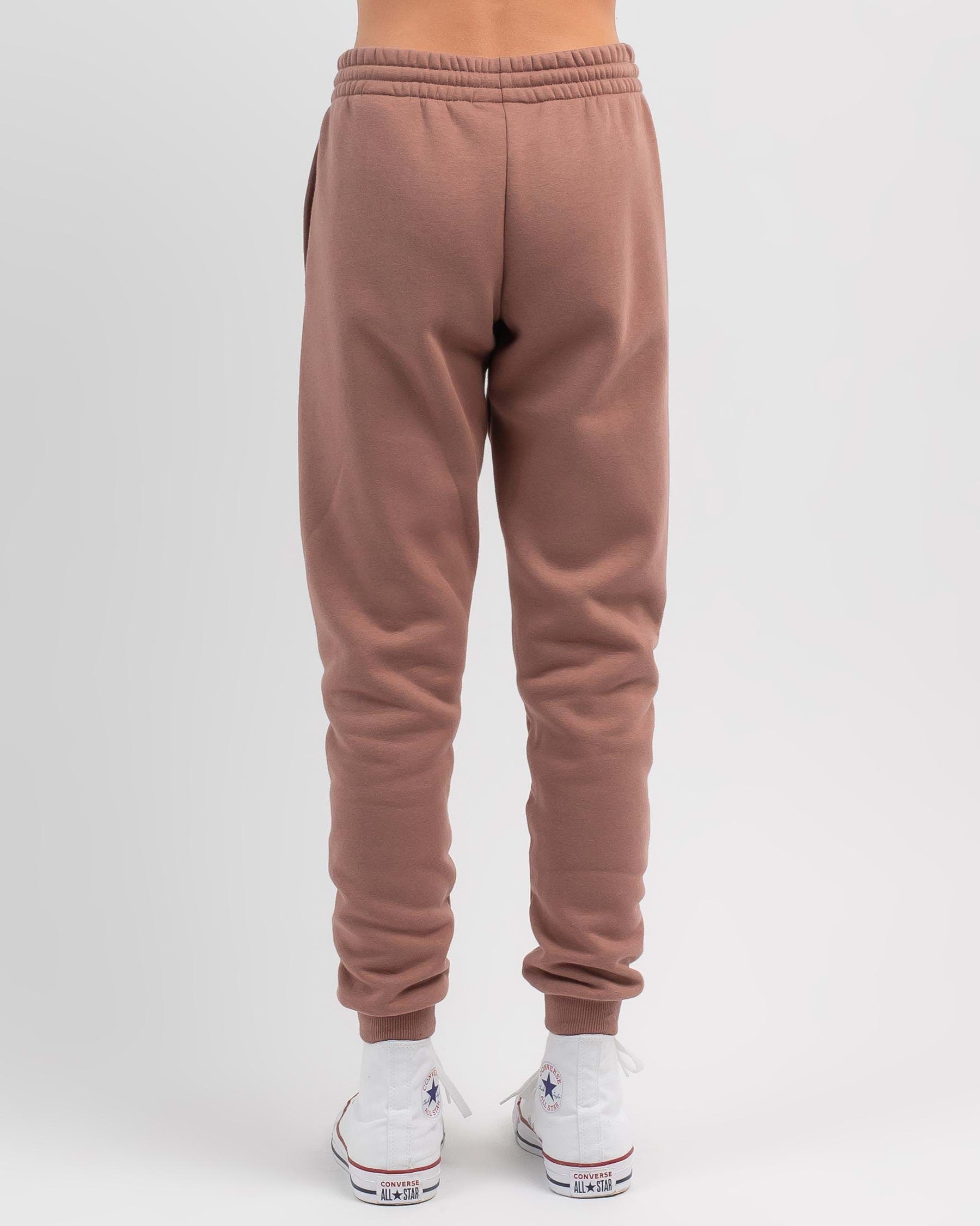 Fila Girls' City Gracie Track Pants In Milk Chocolate - Fast Shipping ...