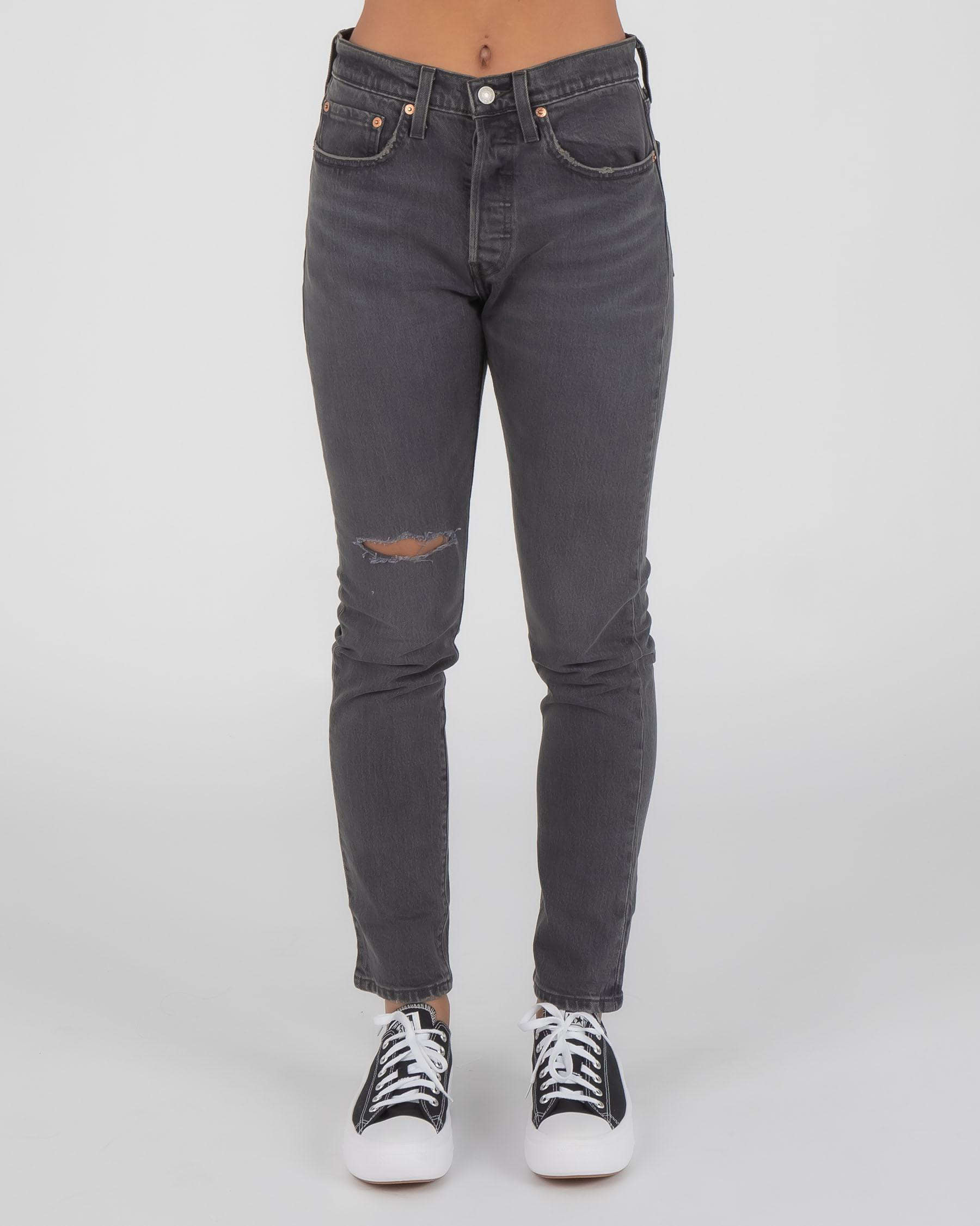 Levi's Icons 501 Skinny Jeans In Dark Side Of The Moon - Fast Shipping ...