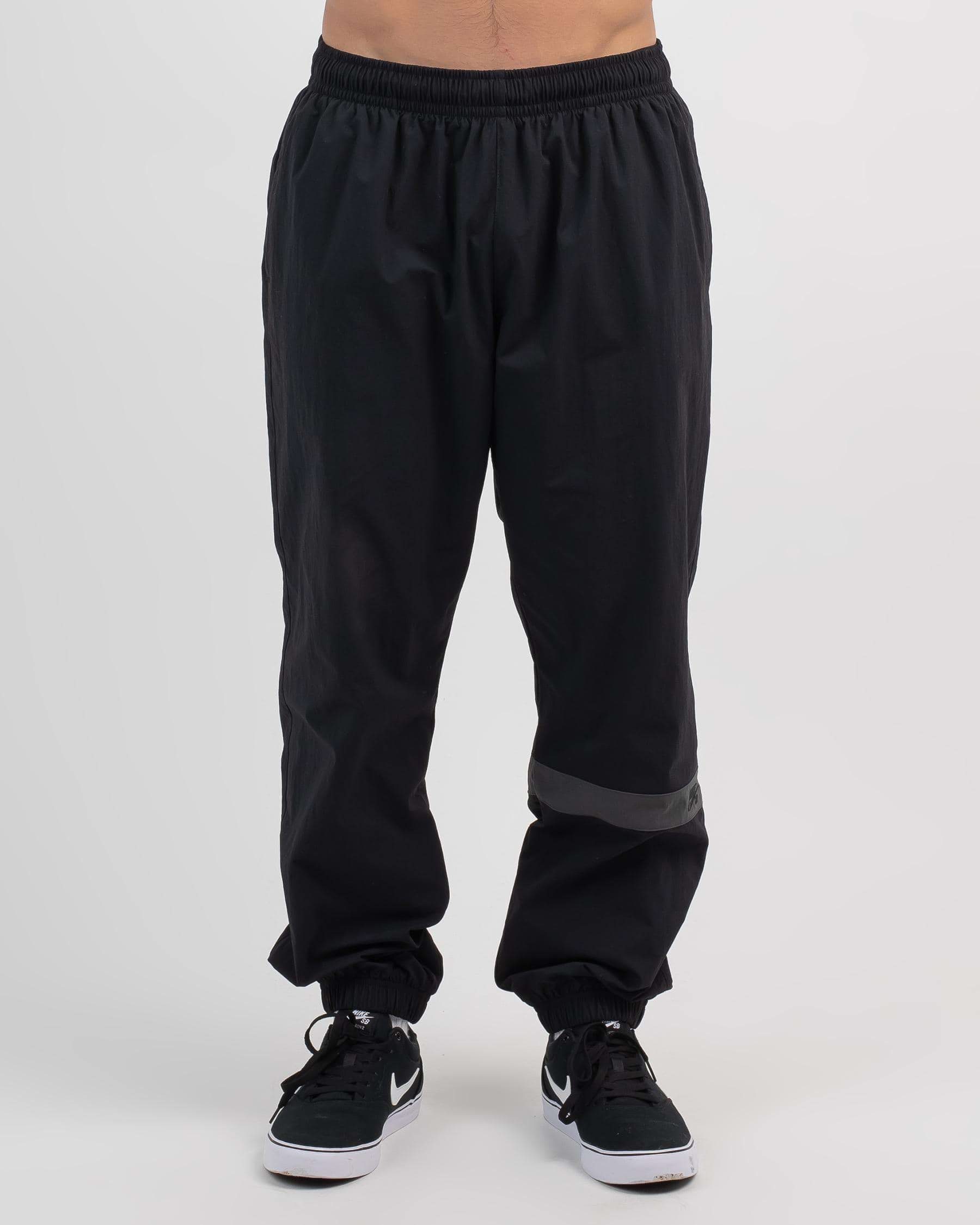 Nike NK SB Essentials Track Pants In Black/white - Fast Shipping & Easy ...