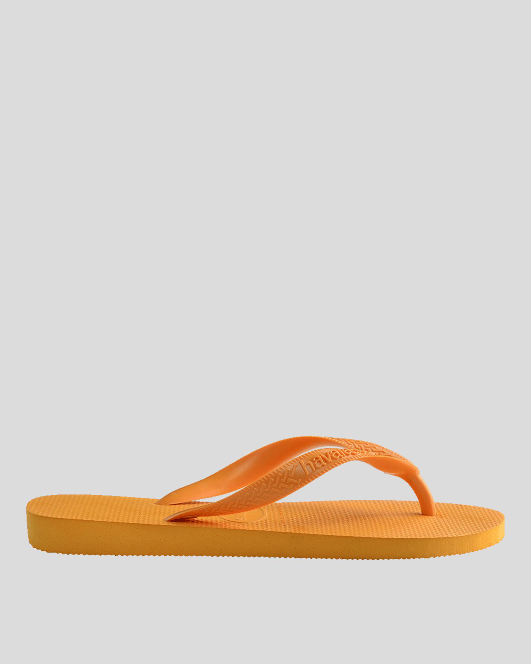 Shop Havaianas Top Classics Thongs In Pop Yellow - Fast Shipping & Easy ...