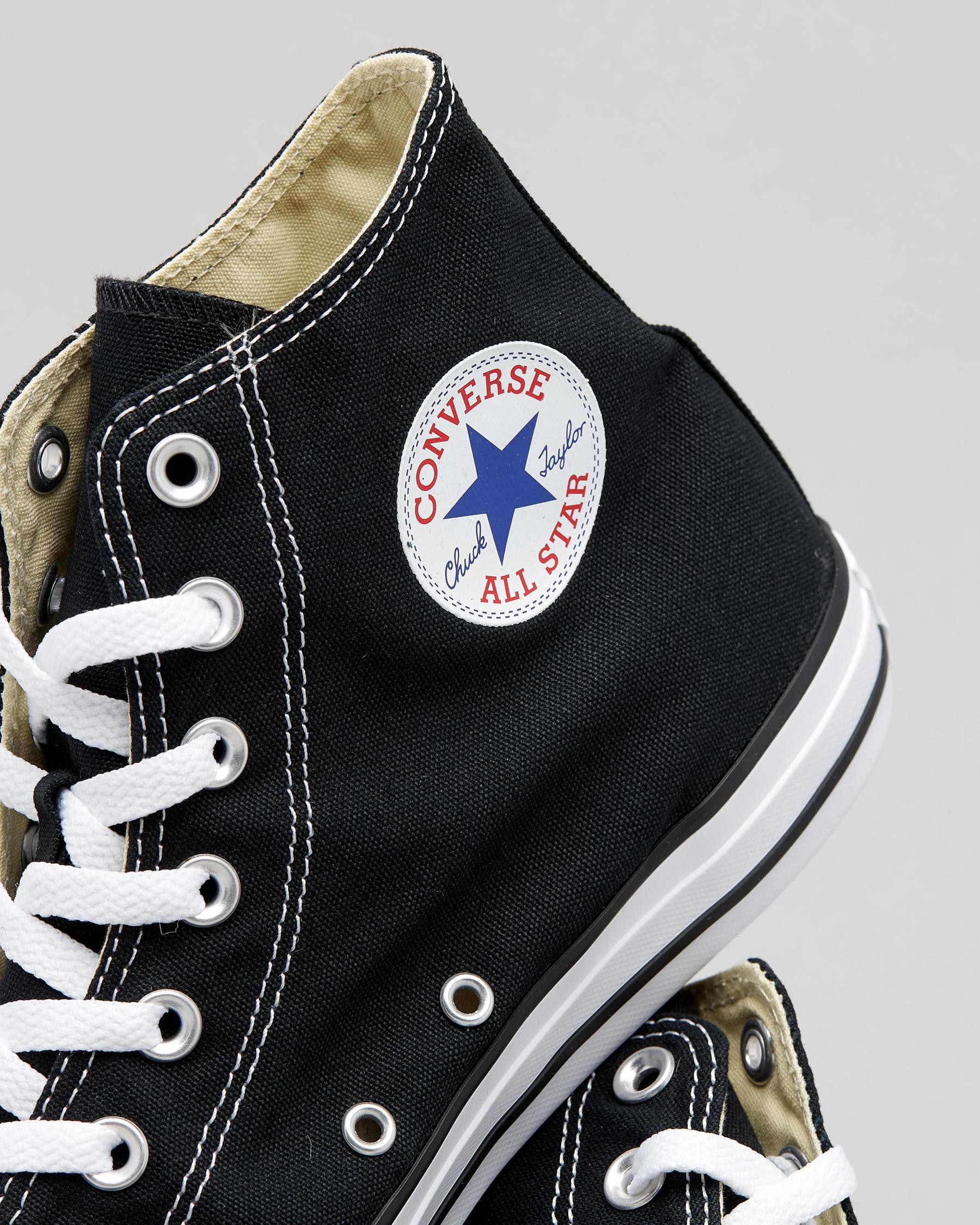 Shop Converse Chuck Taylor All Star Hi-Top Shoes In Black/white - Fast ...