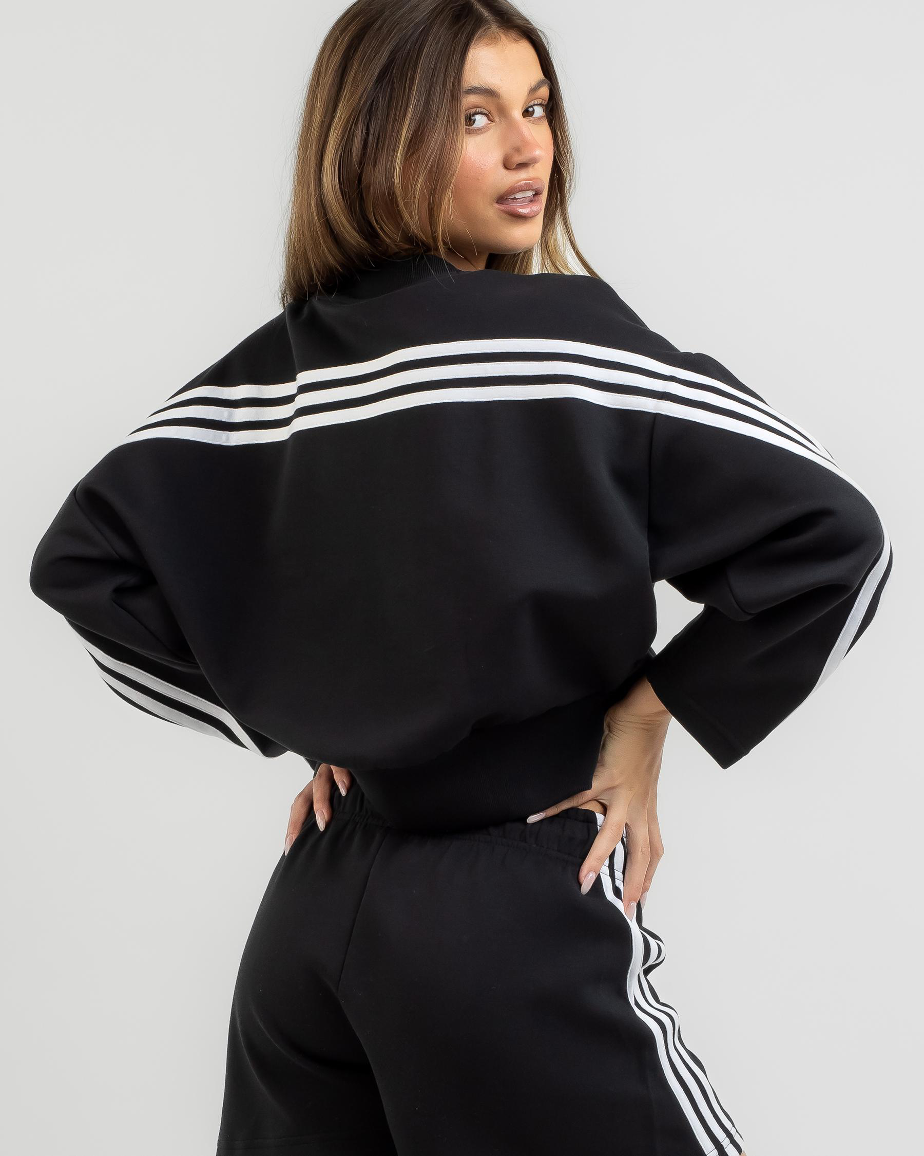 Shop adidas Future Icons Sweatshirt In Black - Fast Shipping & Easy ...