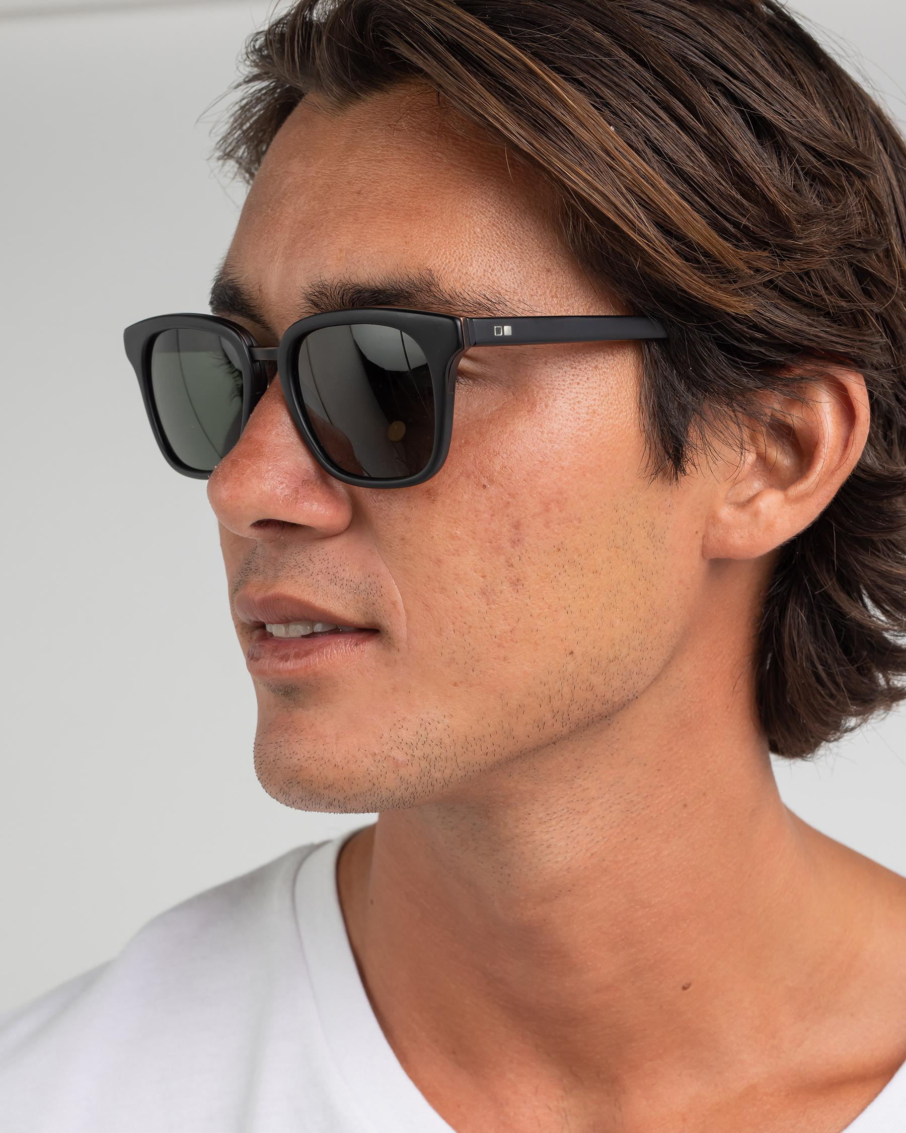 Shop Otis Fiction Sunglasses In Matte Black/grey Fast Shipping & Easy