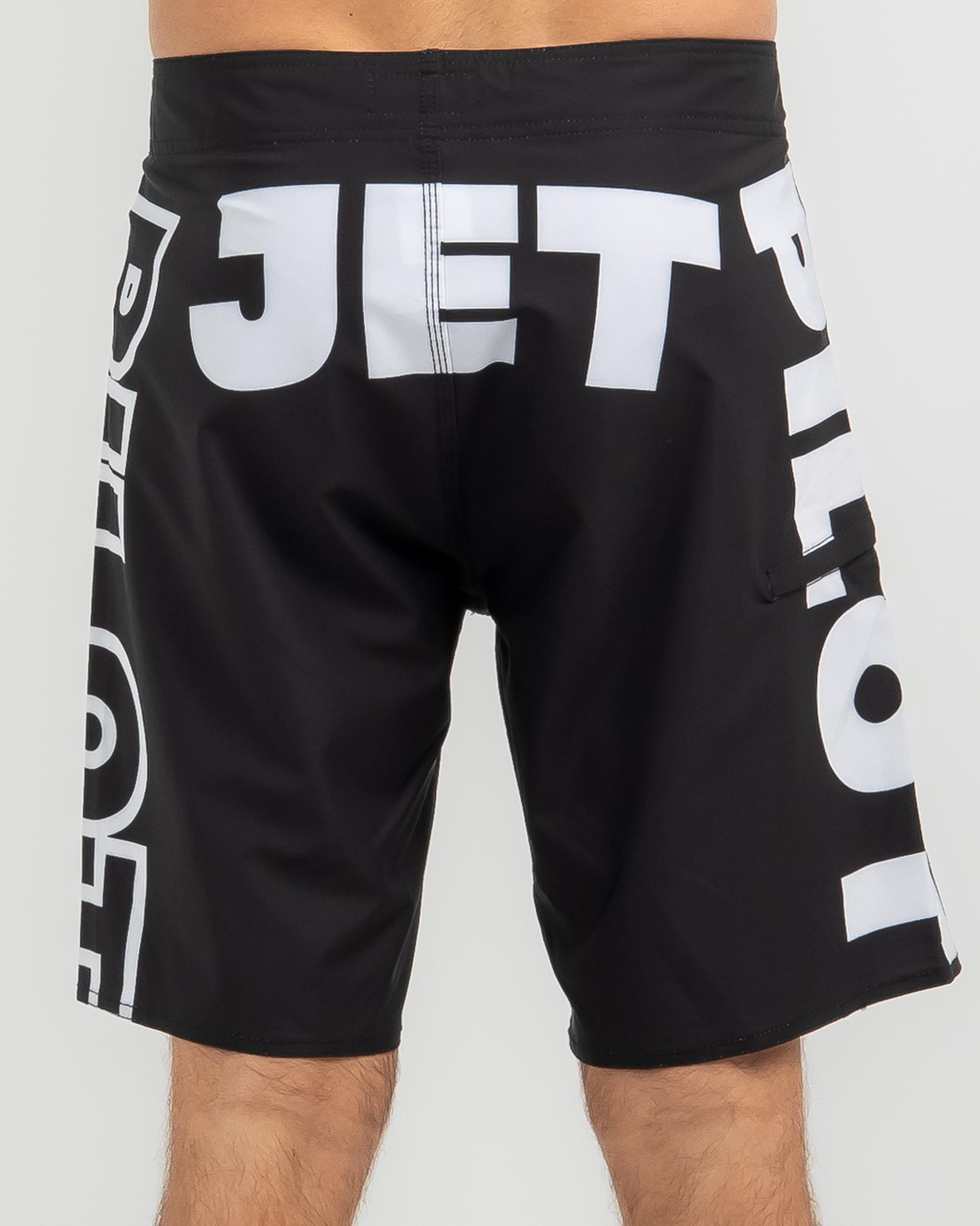 Shop Jetpilot Divided Board Shorts In Black Fast Shipping & Easy