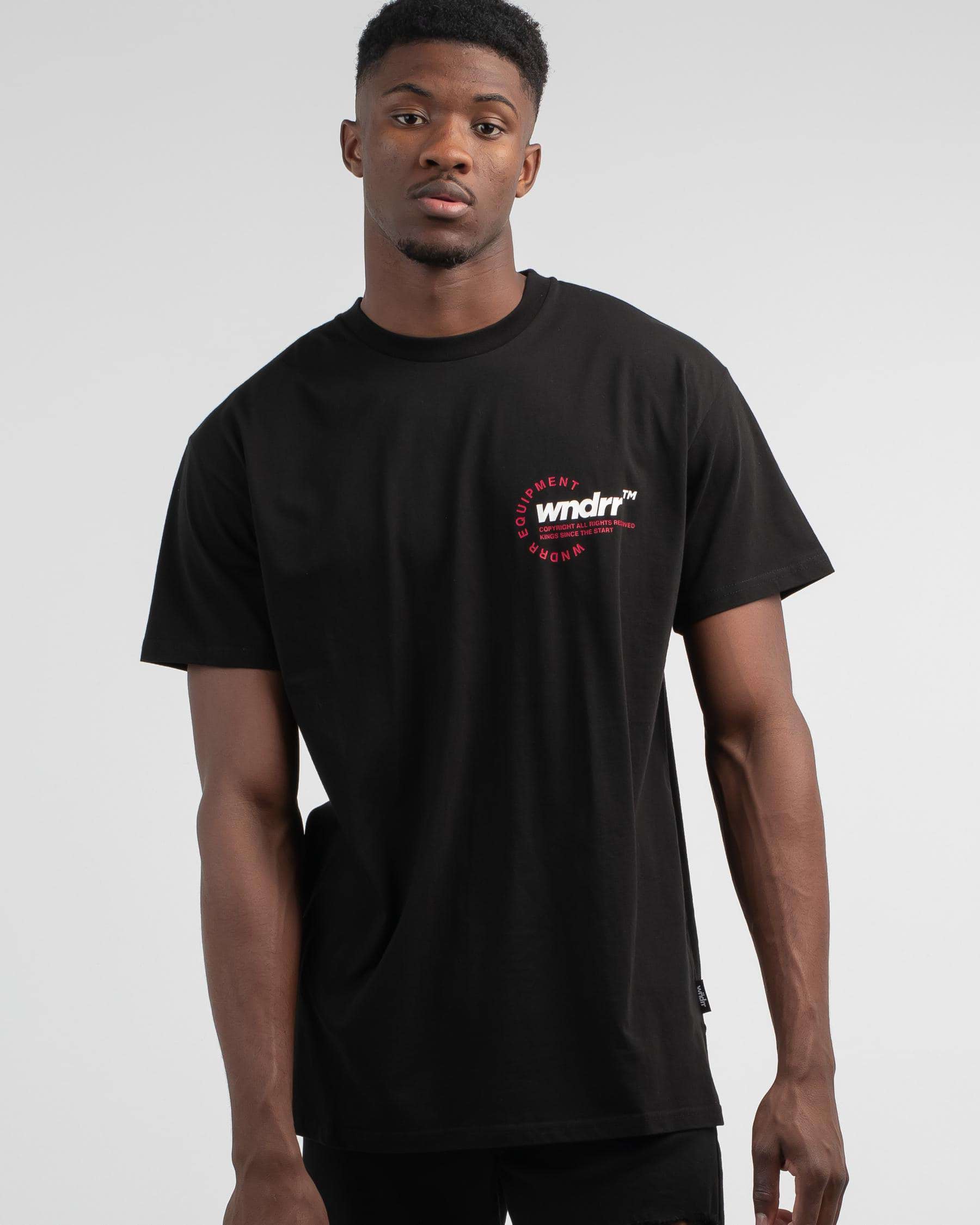 Shop Wndrr Upstage T-Shirt In Black - Fast Shipping & Easy Returns ...